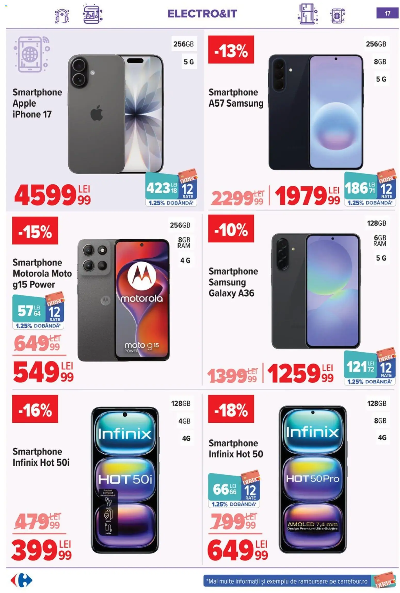 Catalog Carrefour 3 - 15 Iunie 2026 | Pagina 18 | Produse: Smartphone, Apple