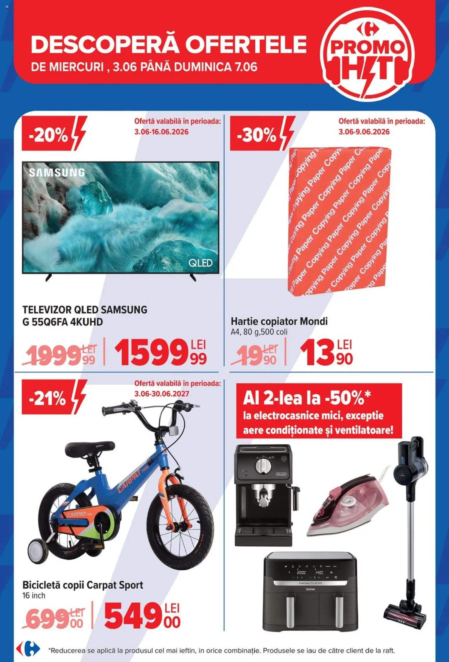 Catalog Carrefour 3 - 15 Iunie 2026 | Pagina 3 | Produse: Televizor, Dana kuşbaşı