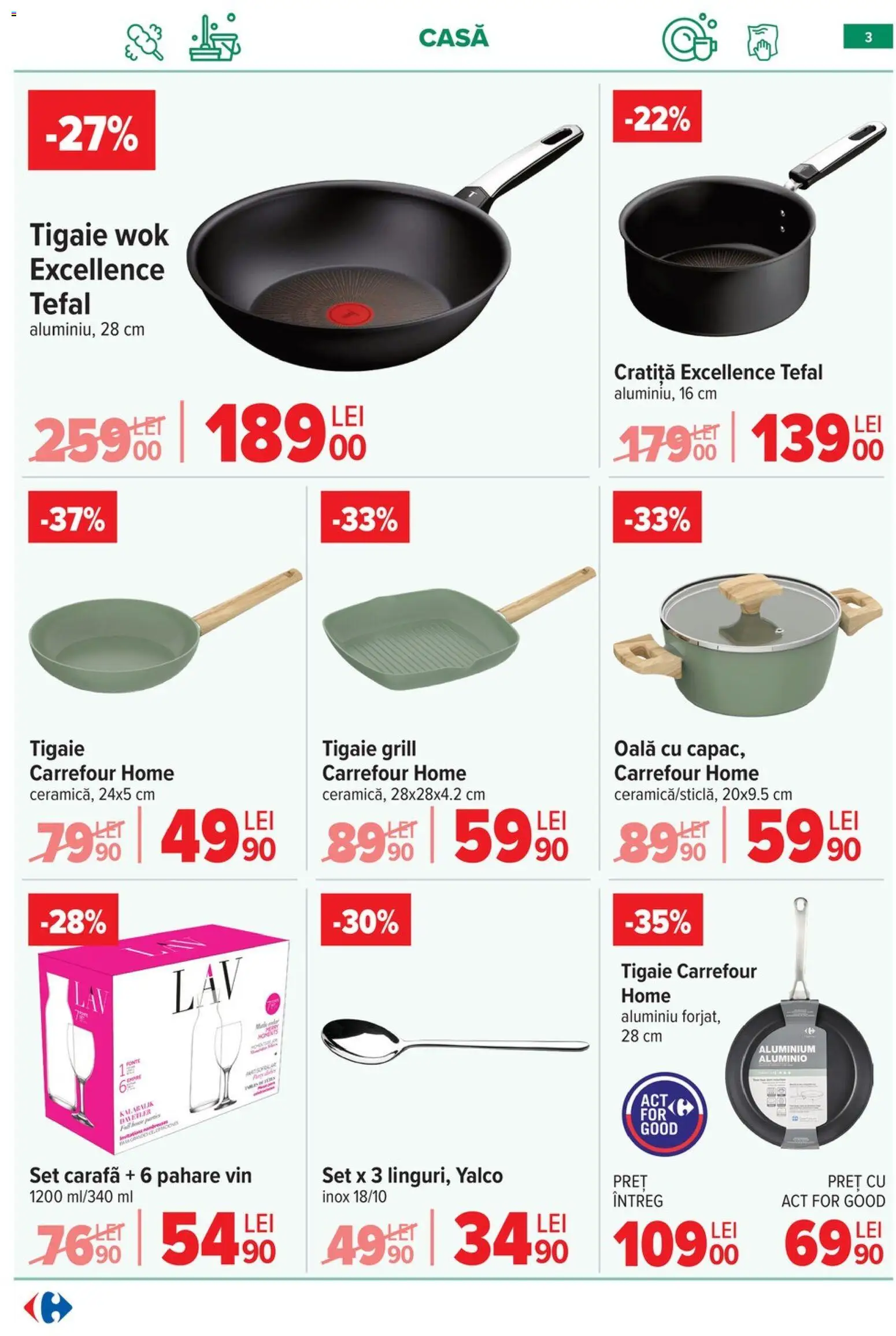 Catalog Carrefour 3 - 15 Iunie 2026 | Pagina 4 | Produse: Pahare, Cratiță, Carafă, Vin