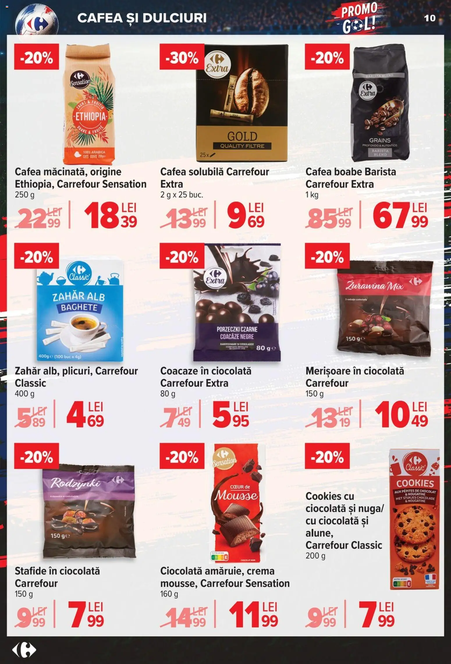 Catalog Carrefour 3 - 15 Iunie 2026 | Pagina 10 | Produse: Cremă, Cafea, Ciocolată, Stafide