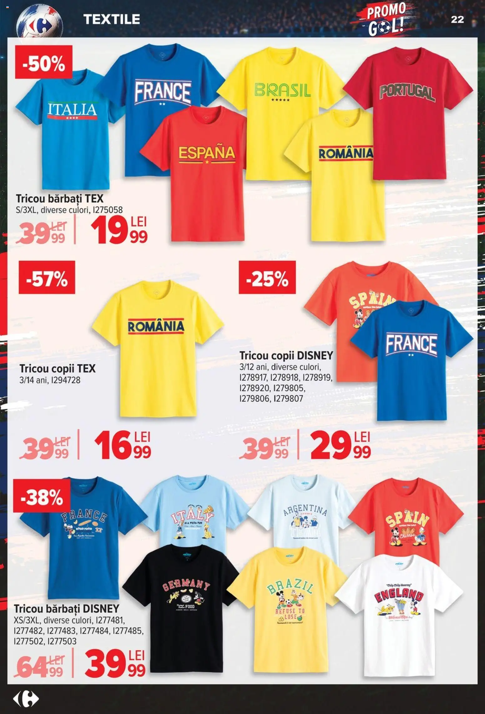 Catalog Carrefour 3 - 15 Iunie 2026 | Pagina 22 | Produse: Tricou