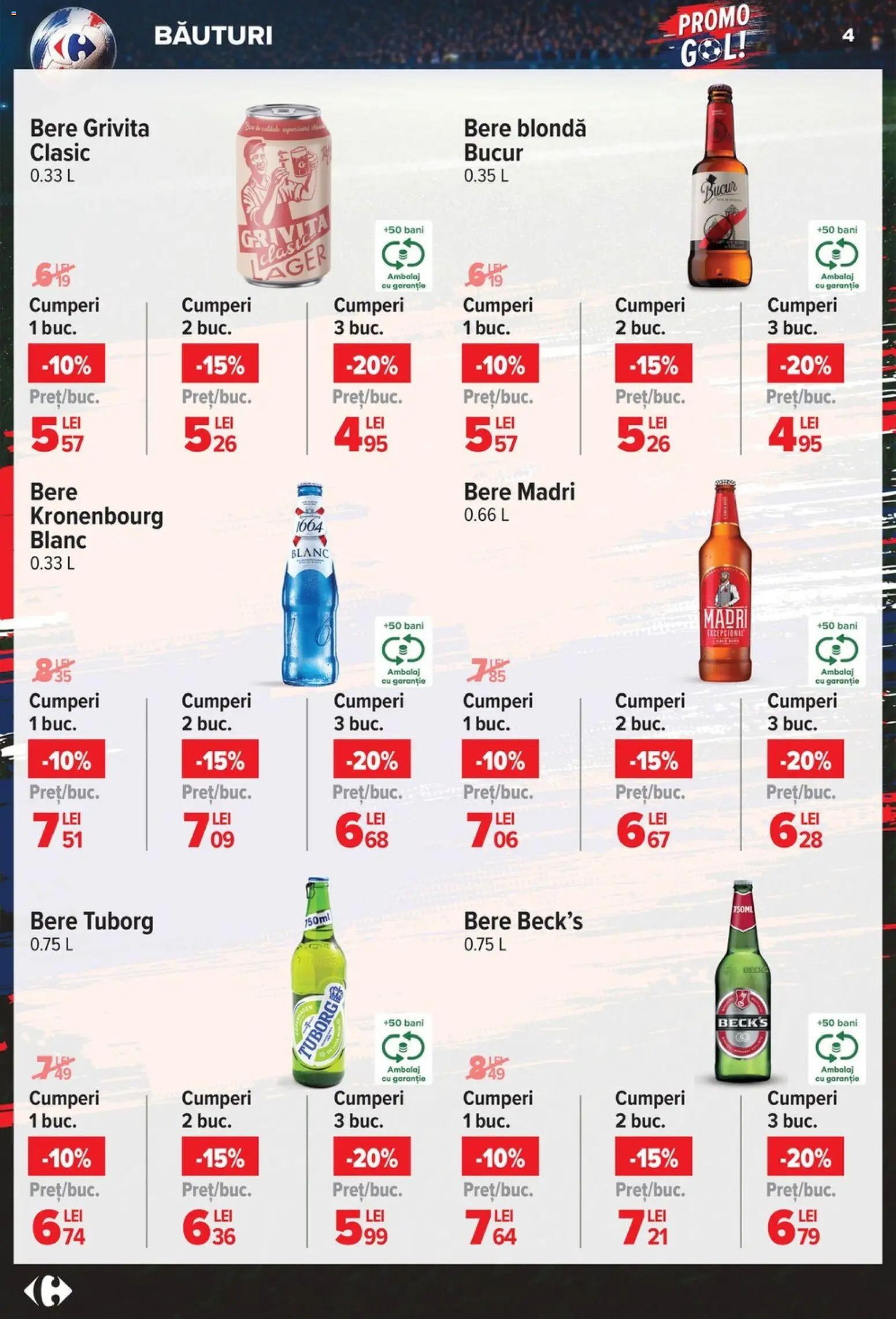 Catalog Carrefour 3 - 15 Iunie 2026 | Pagina 4 | Produse: Bere