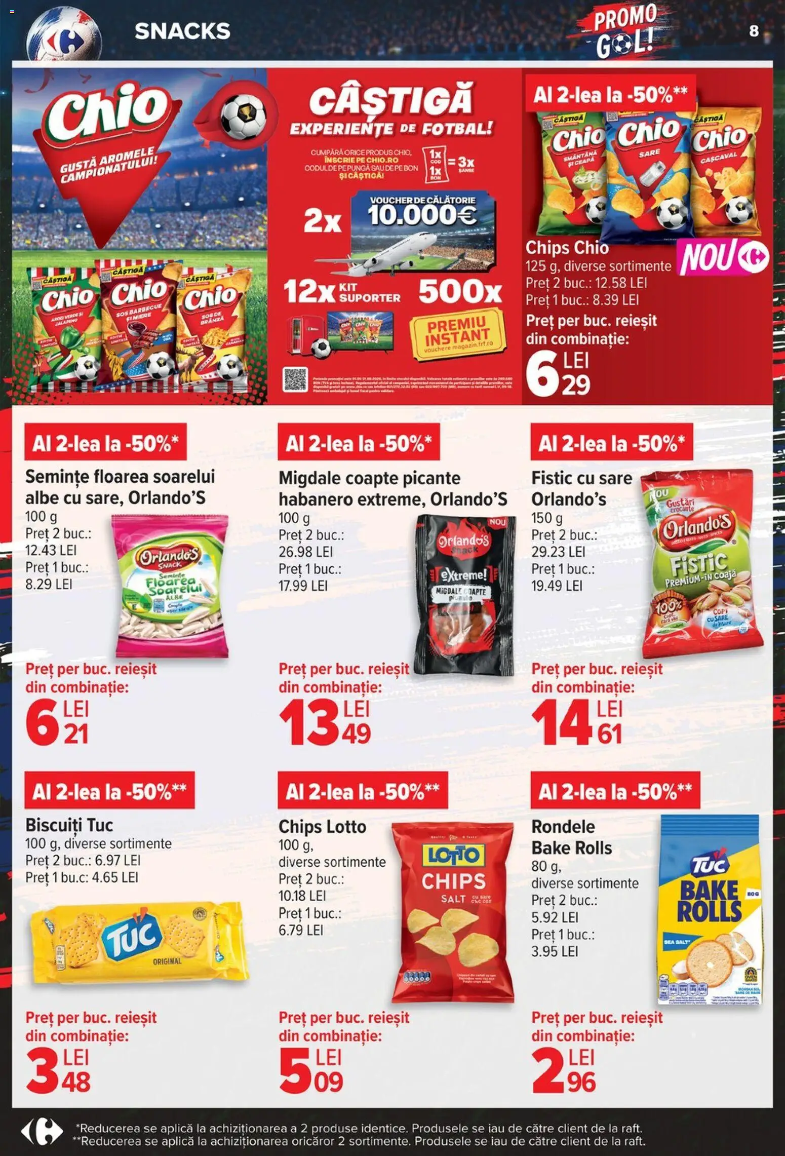 Catalog Carrefour 3 - 15 Iunie 2026 | Pagina 8 | Produse: Migdale, Ceapă, Bant, Sare