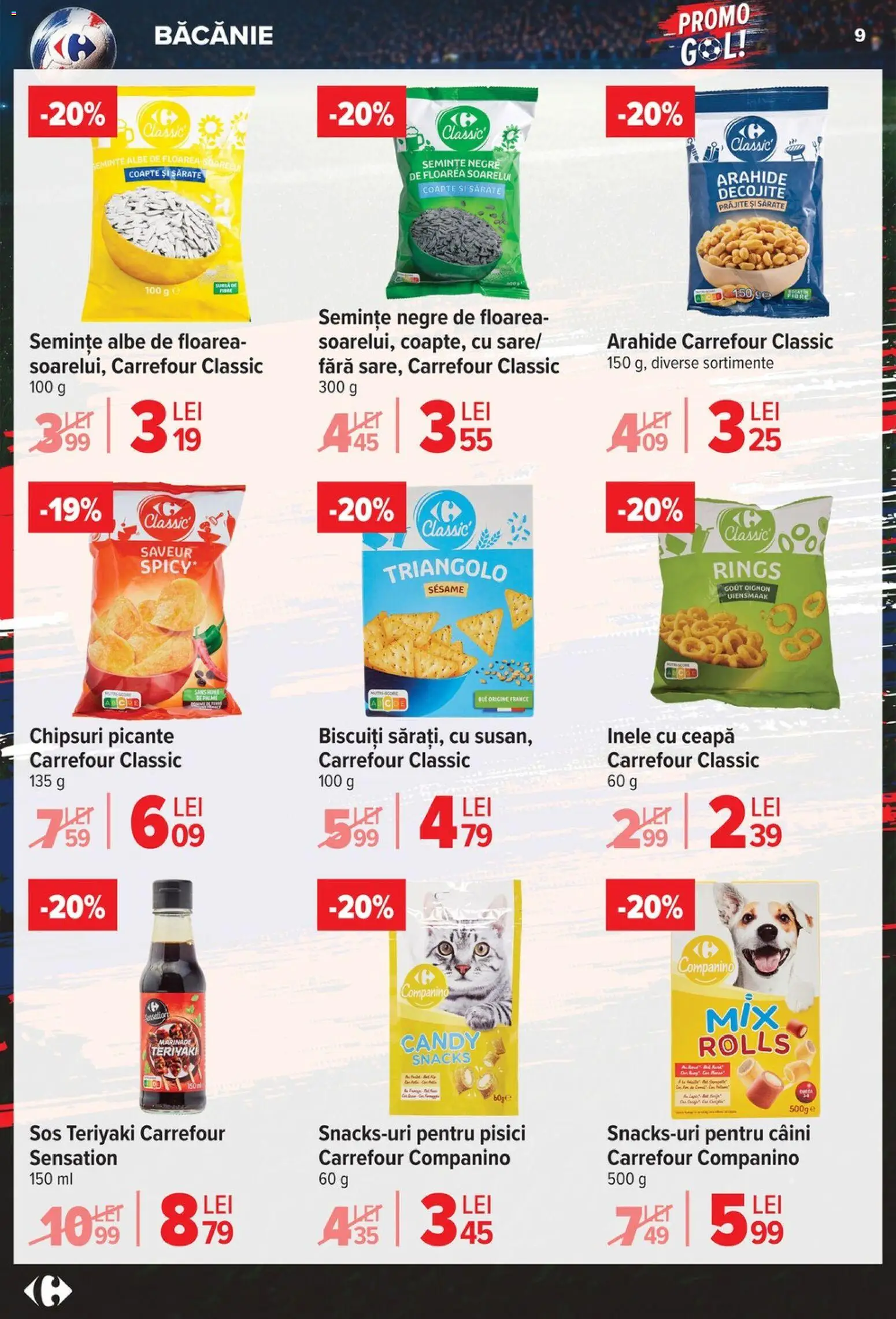 Catalog Carrefour 3 - 15 Iunie 2026 | Pagina 9 | Produse: Arahide, Semințe, Ceapă, Sos