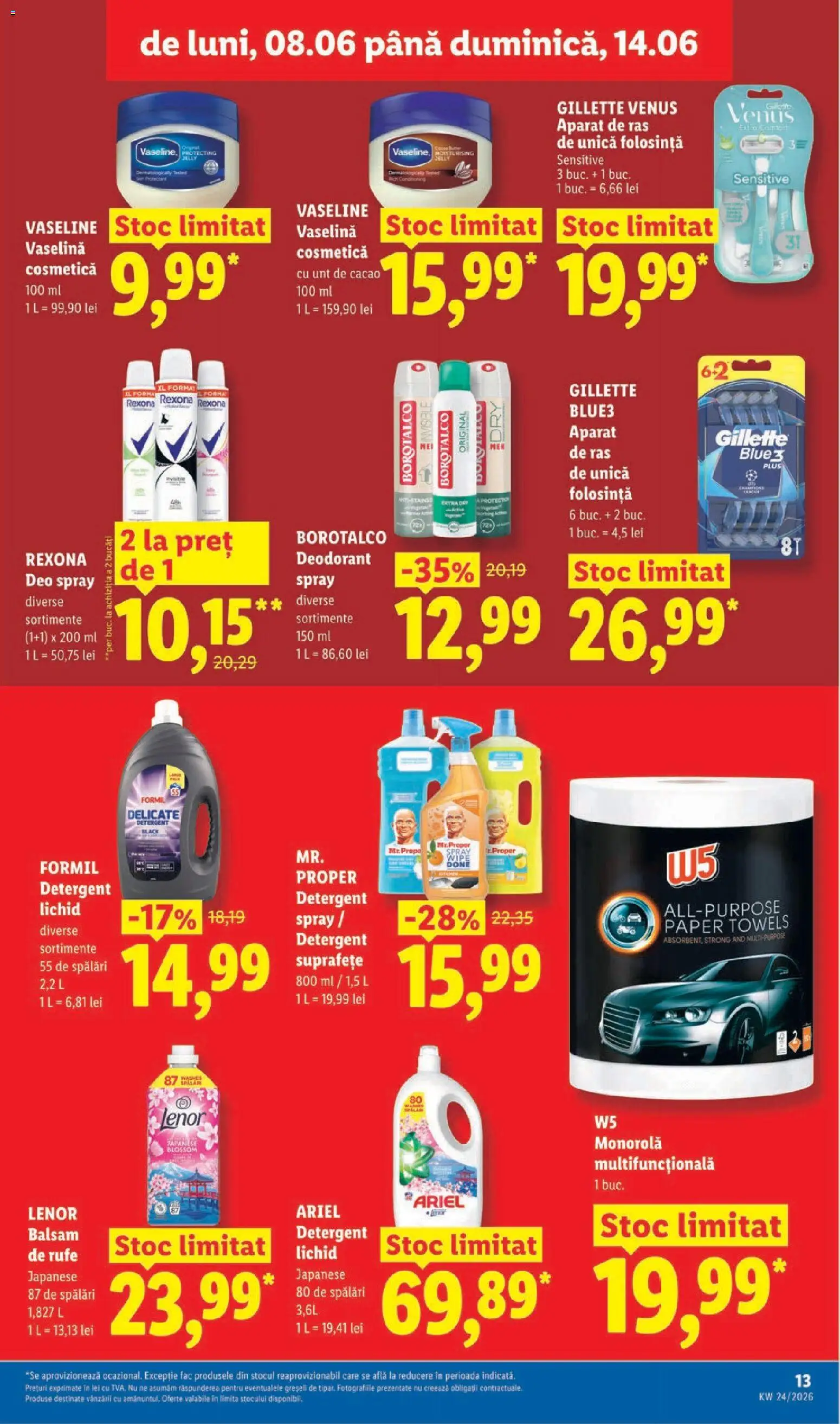 Catalog LIDL 8 - 13 Iunie 2026 | Pagina 13 | Produse: Balsam, Deodorant, Detergent, Cacao