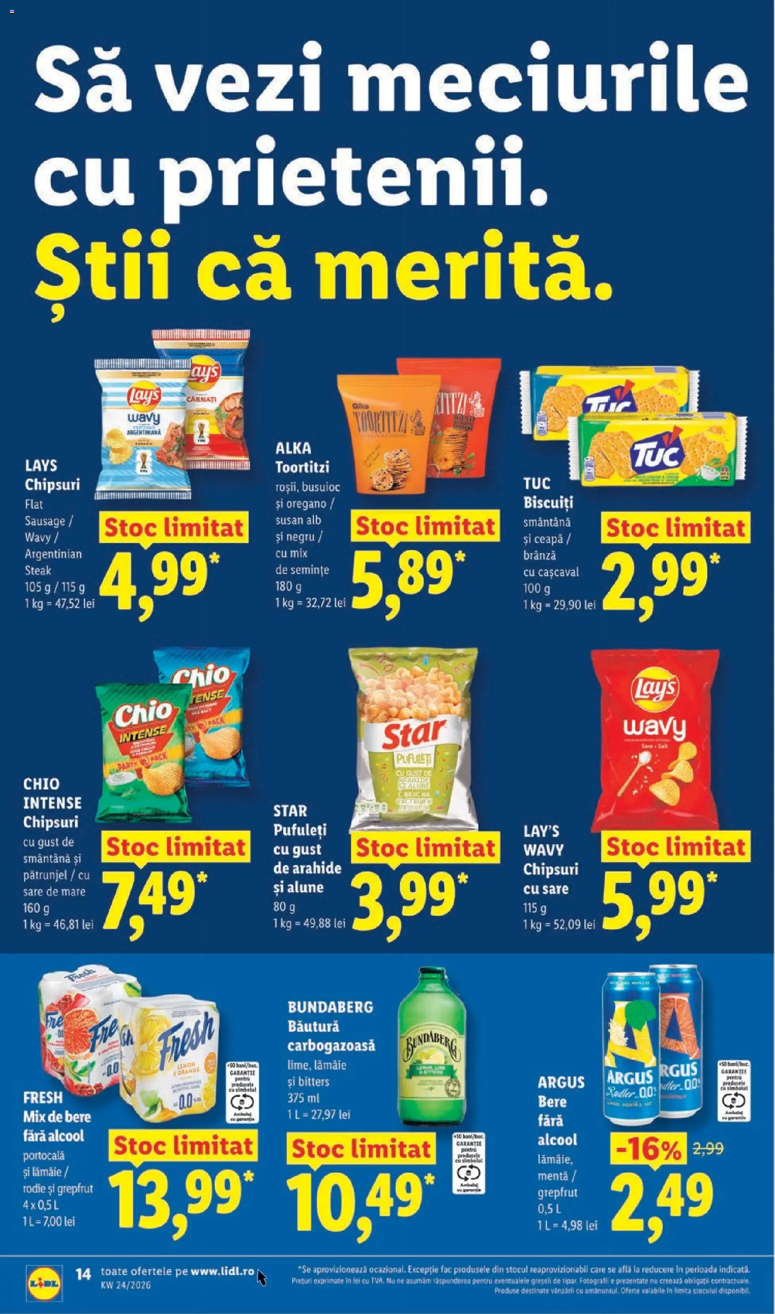 Catalog LIDL 8 - 13 Iunie 2026 | Pagina 14 | Produse: Cașcaval, Alune, Ceapă, Cârnați