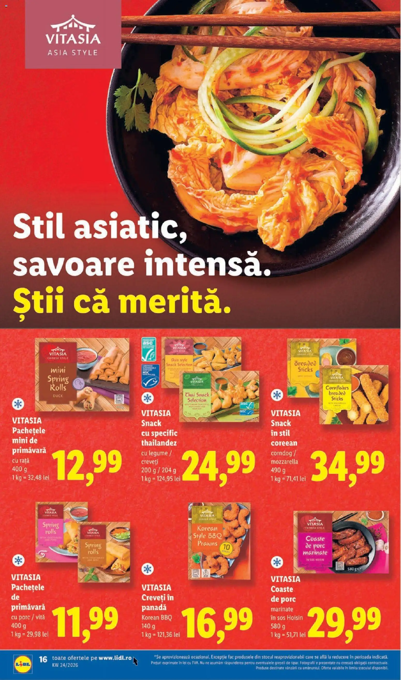 Catalog LIDL 8 - 13 Iunie 2026 | Pagina 16 | Produse: Delgeç, Rață, Legume, Sos