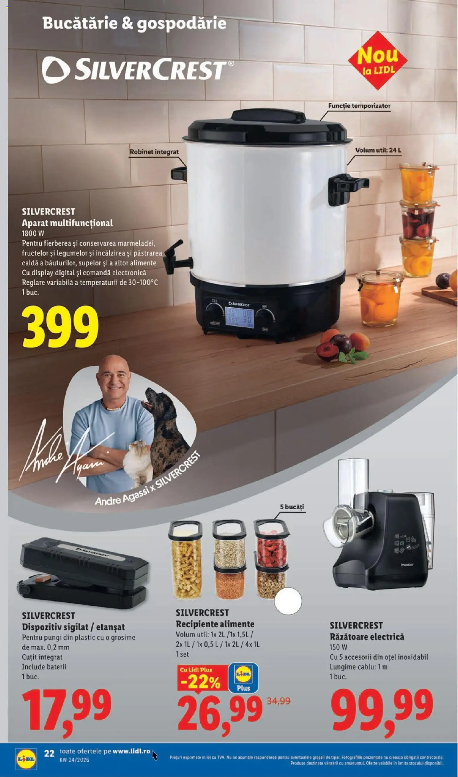 Catalog LIDL 8 - 13 Iunie 2026 | Pagina 22 | Produse: Cablu, Răzătoare, Cuțit, Baterii