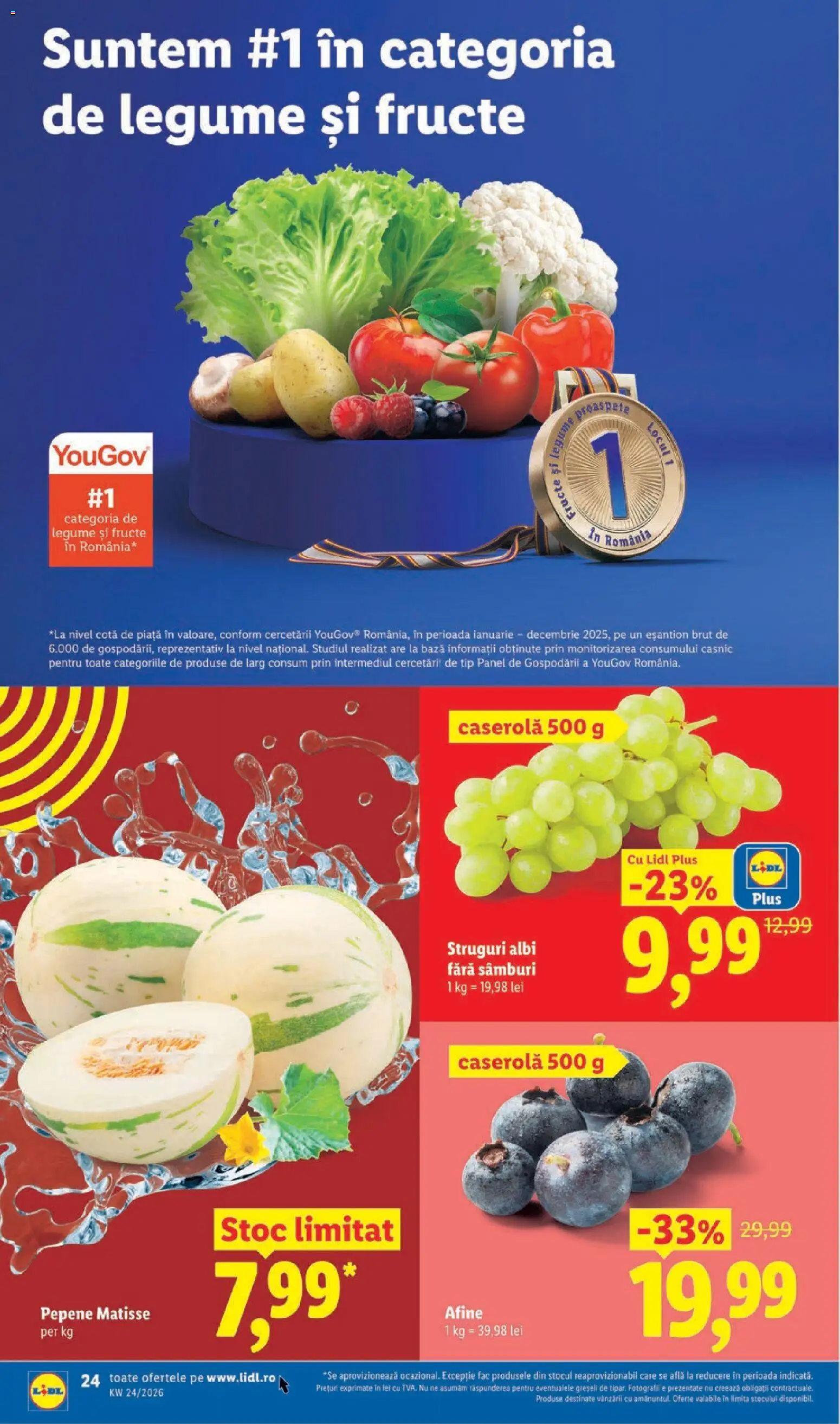 Catalog LIDL 8 - 13 Iunie 2026 | Pagina 24 | Produse: Struguri, Afine, Legume, Fructe
