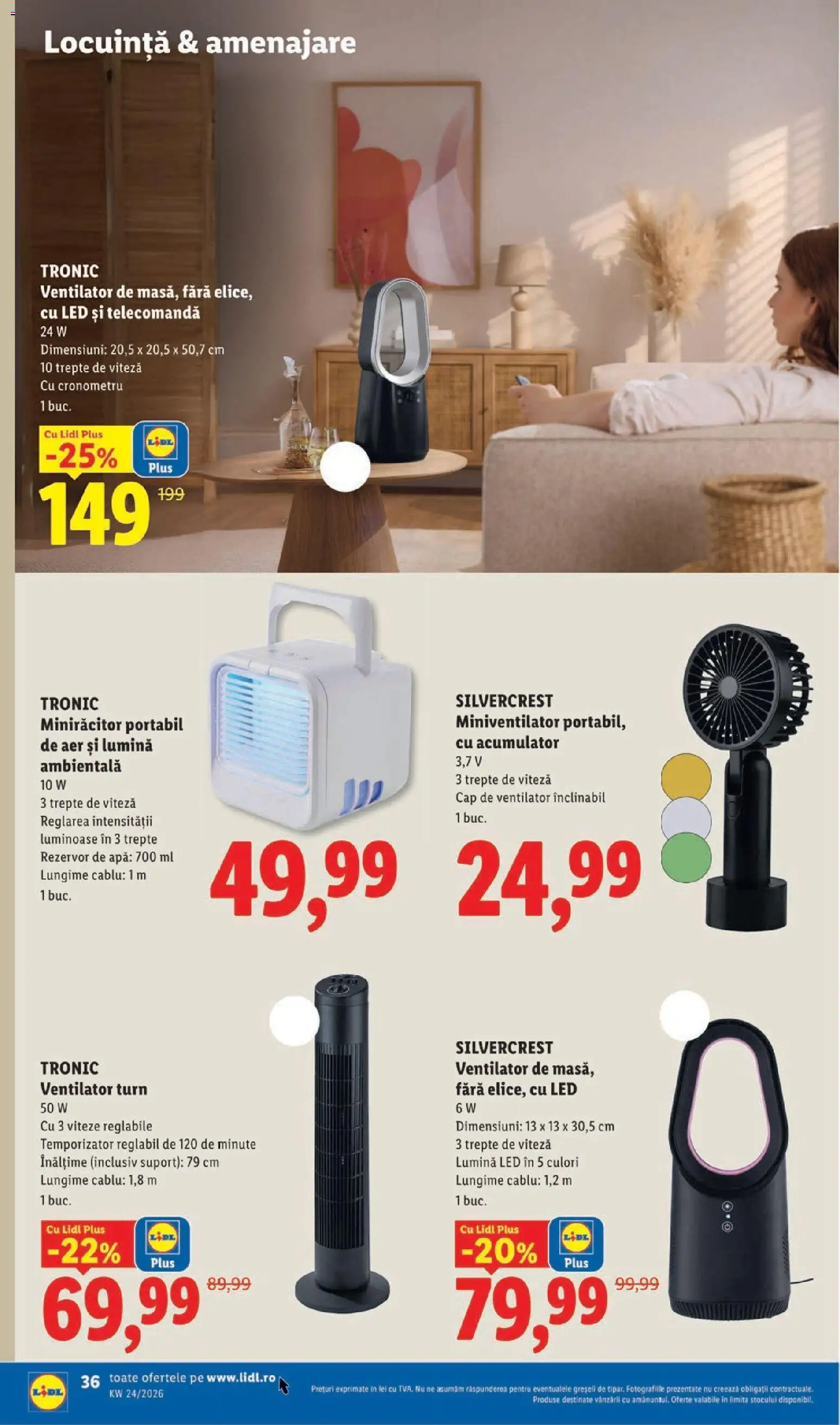 Catalog LIDL 8 - 13 Iunie 2026 | Pagina 36 | Produse: Cablu, Ventilator, Babak, Apă