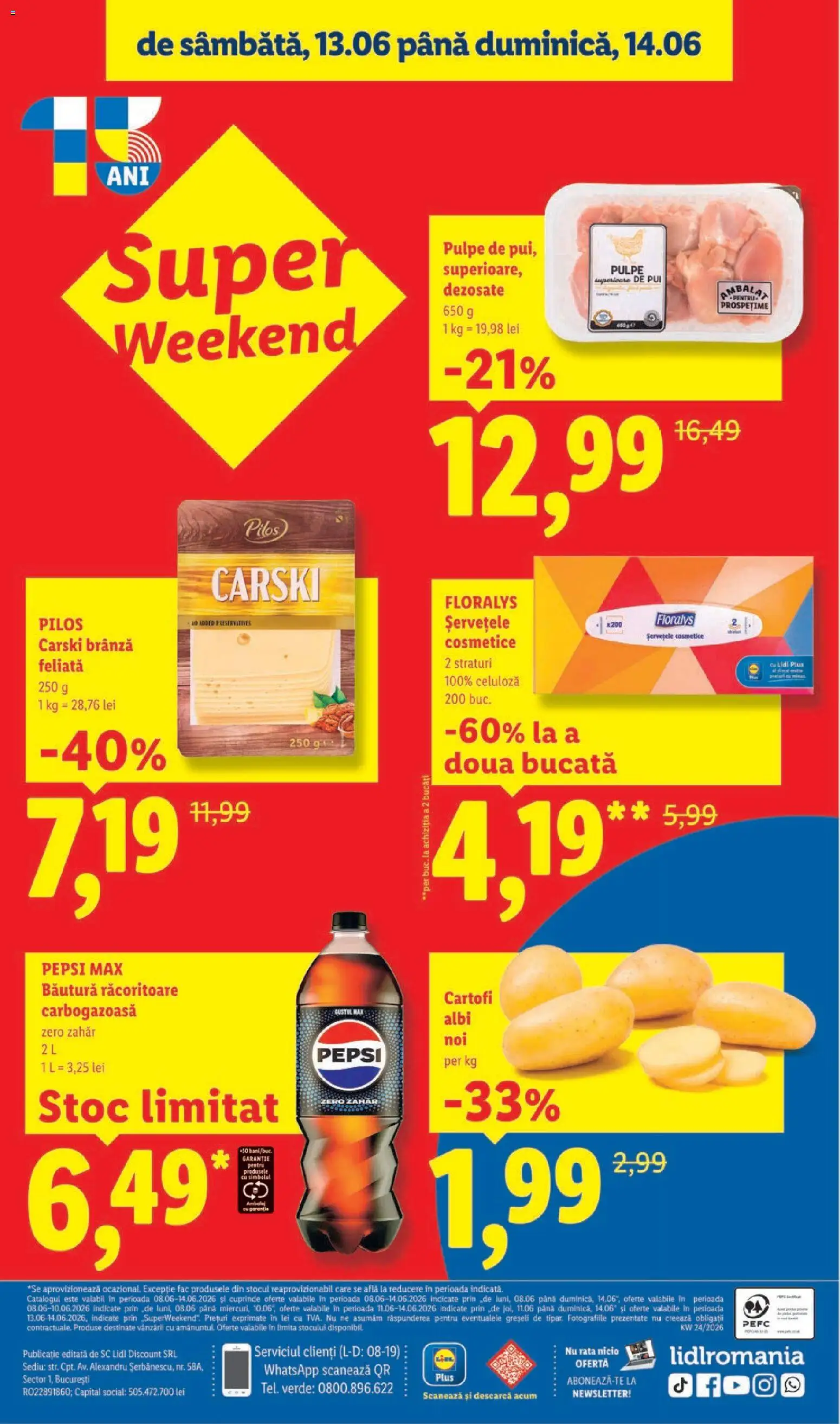Catalog LIDL 8 - 13 Iunie 2026 | Pagina 40 | Produse: Toplar, Rață, Brânză, Zahăr