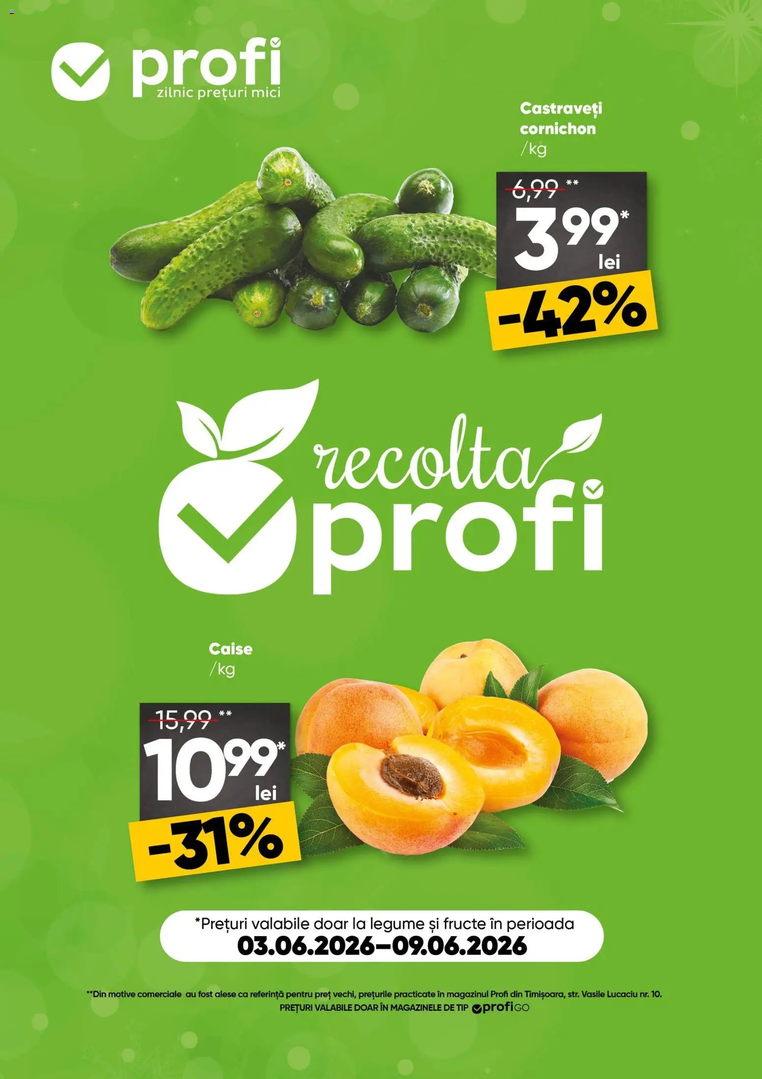 Catalog Profi 3 - 8 Iunie 2026 | Pagina 1 | Produse: Mici, Castraveți, Ahtapot, Fructe