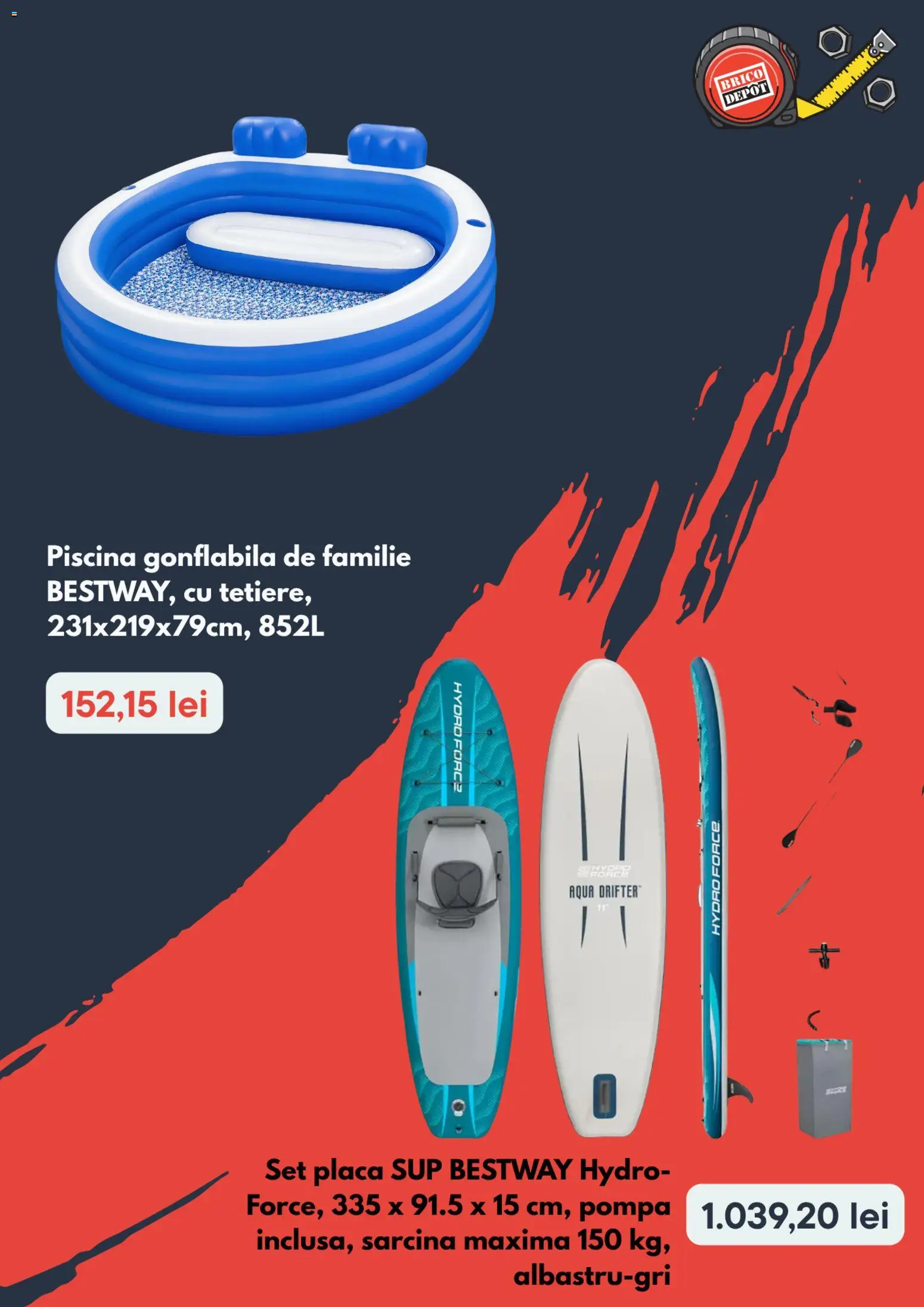 Catalog Brico Depot 4 - 16 Iunie 2026 | Pagina 4 | Produse: Piscină, Köpek Uzaklaştırıcılar