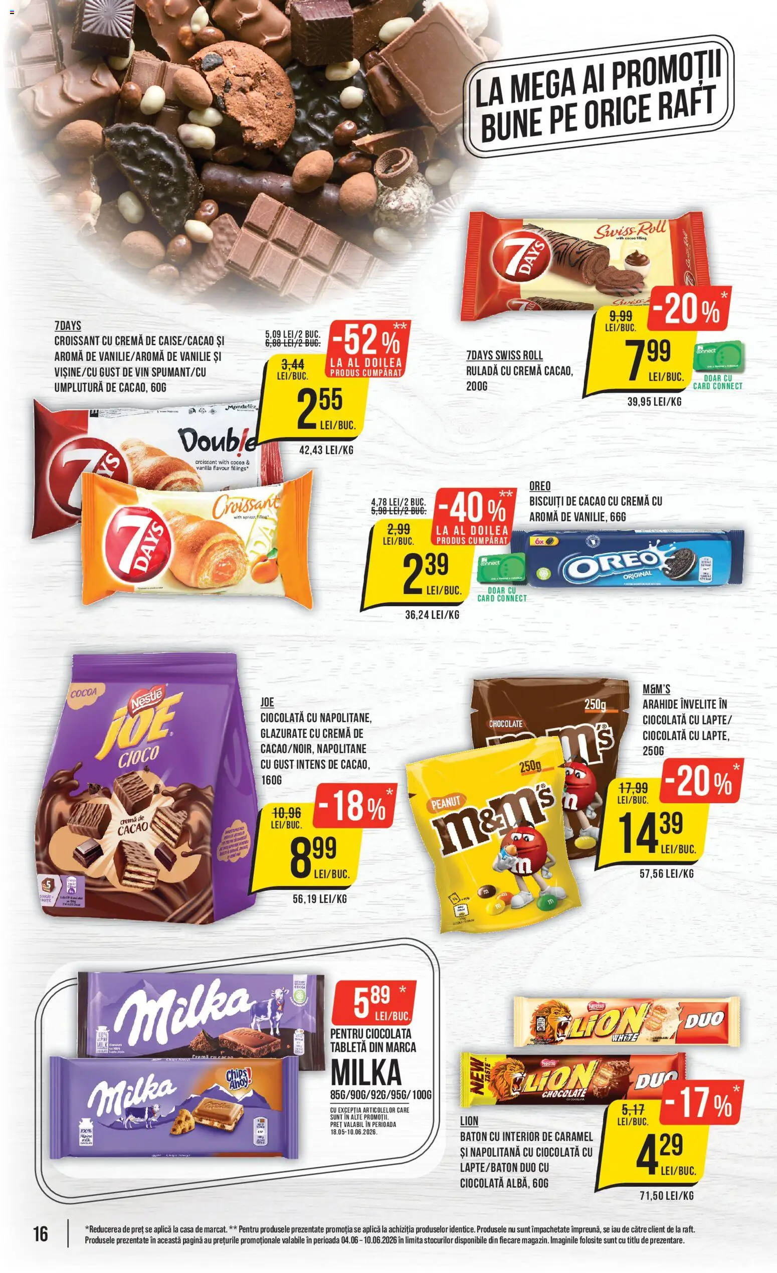Catalog Mega Image 4 - 9 Iunie 2026 | Pagina 16 | Produse: Tabletă, Arahide, Ciocolată, Cacao