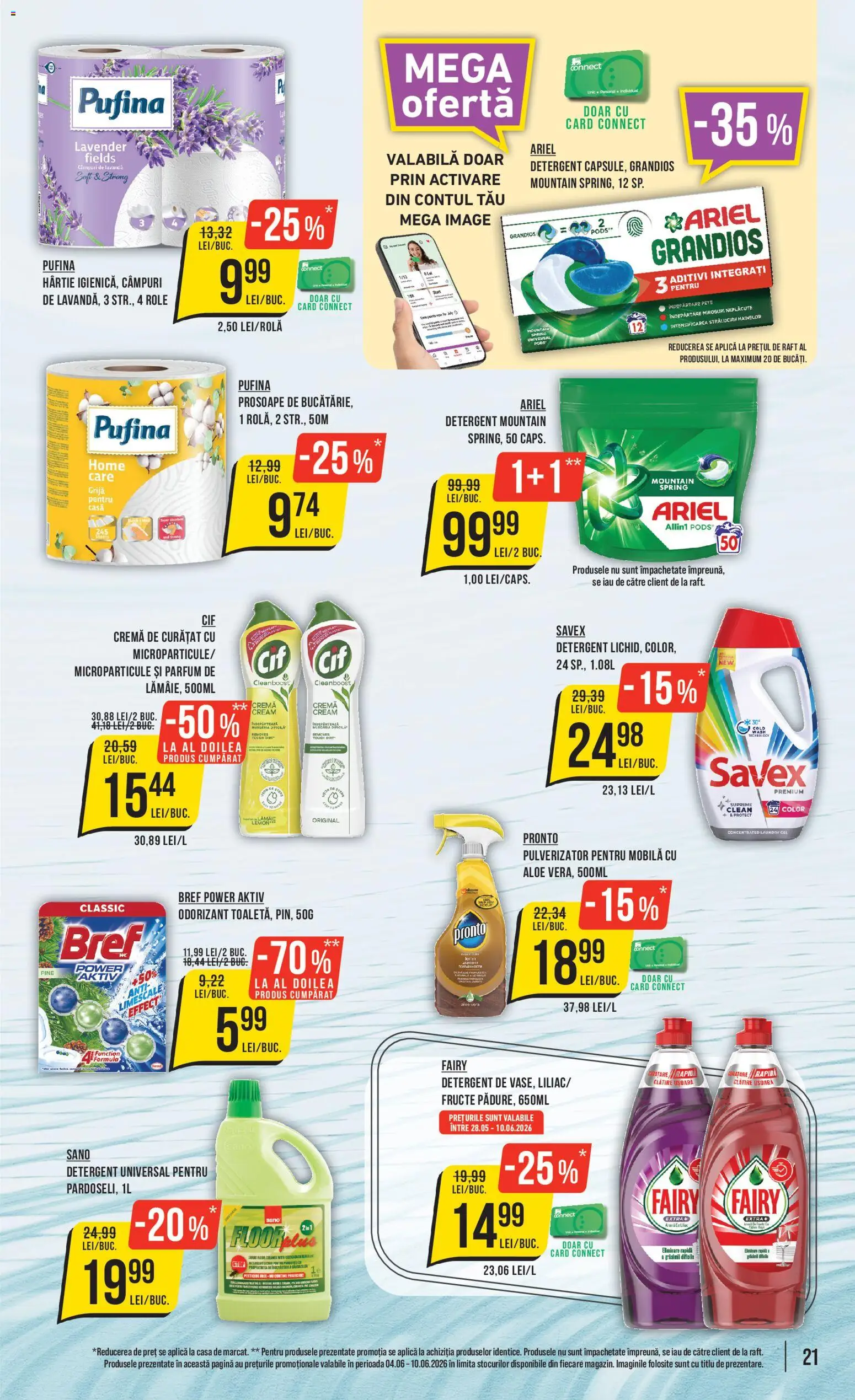 Catalog Mega Image 4 - 9 Iunie 2026 | Pagina 21 | Produse: Pomelo, Raft, Role, Detergent