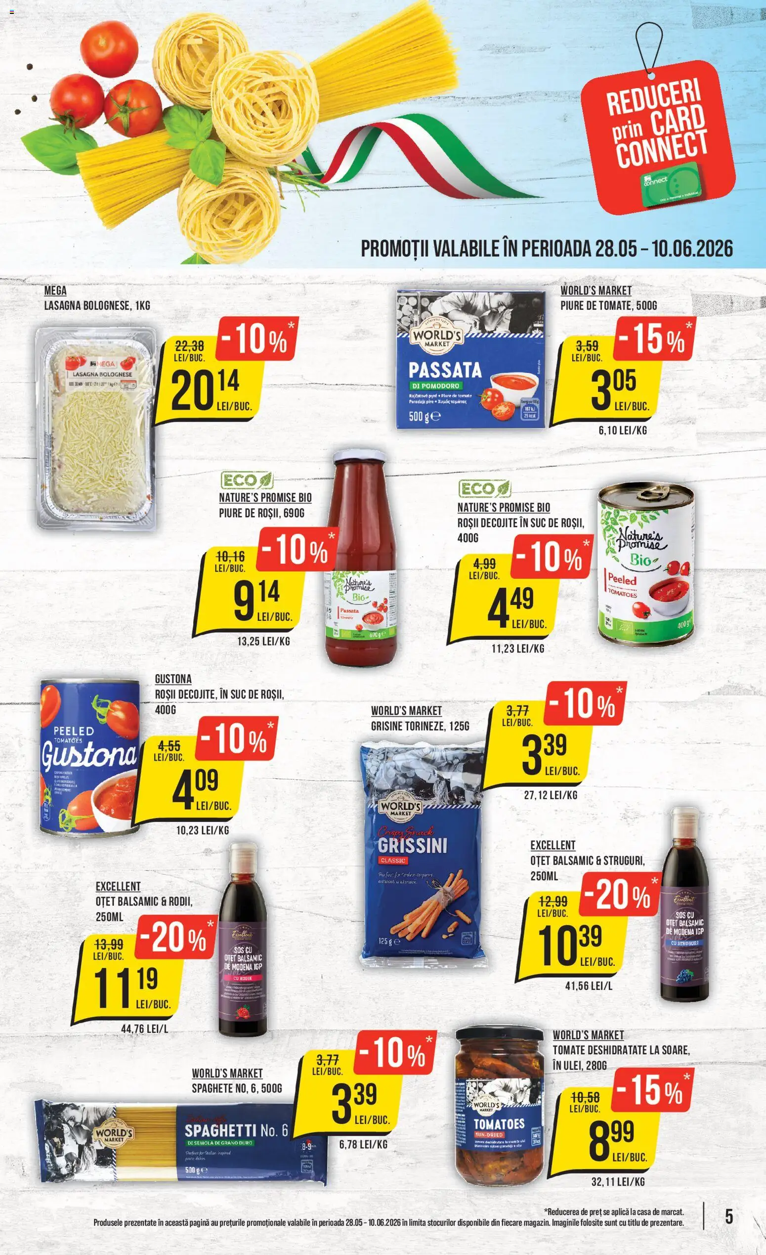Catalog Mega Image 4 - 9 Iunie 2026 | Pagina 5 | Produse: Struguri, Lasagna, Suc, Roșii