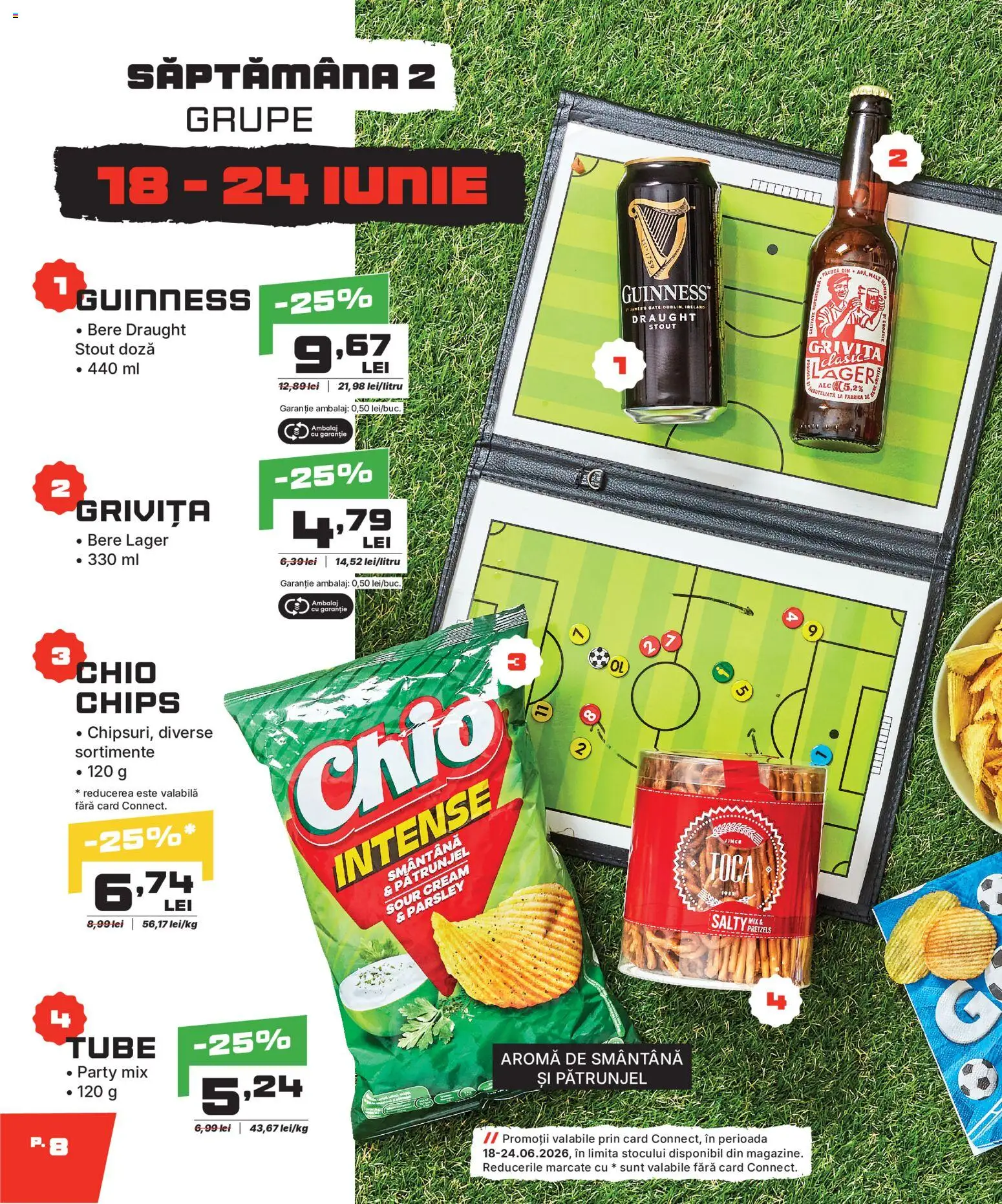Catalog Mega Image 11 Iunie - 18 Iulie 2026 | Pagina 8 | Produse: Pătrunjel, Bere, Smântână