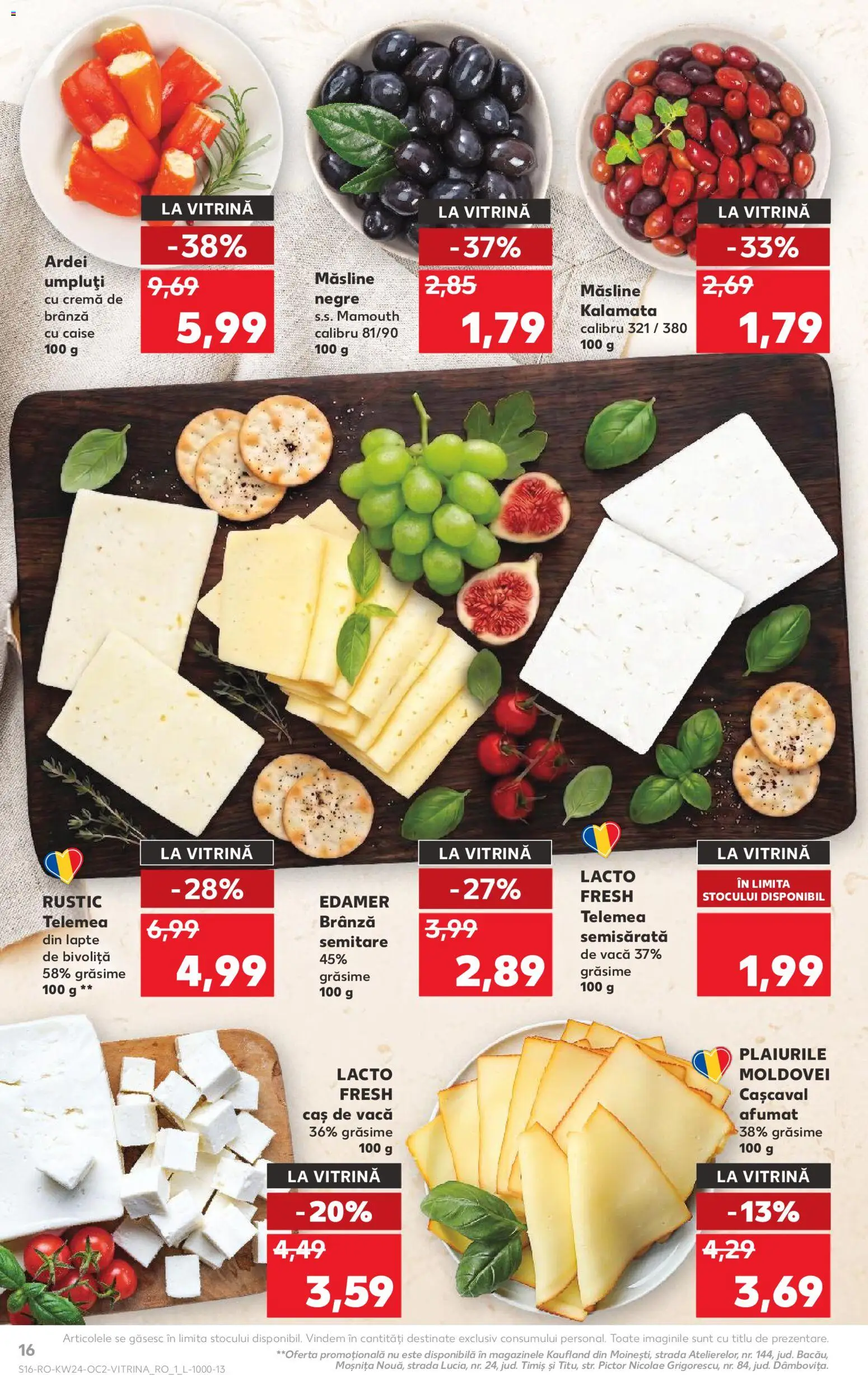 Catalog Kaufland 10 - 15 Iunie 2026 | Pagina 16 | Produse: Cașcaval, Măsline, Ardei, Ahtapot