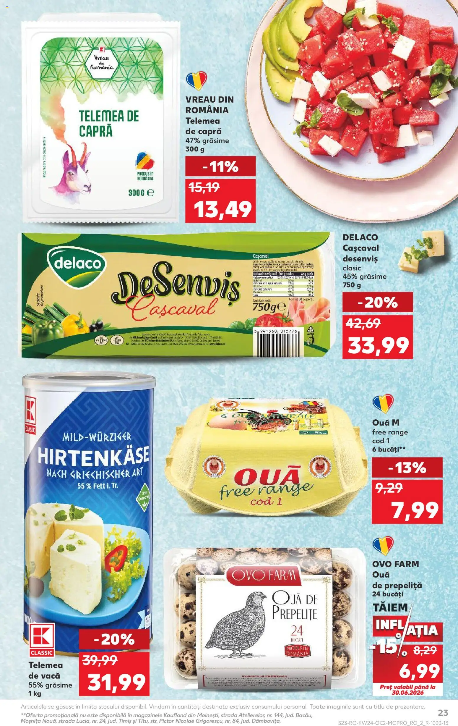 Catalog Kaufland 10 - 15 Iunie 2026 | Pagina 23 | Produse: Light Kedi Konservesi, Cașcaval, Ouă