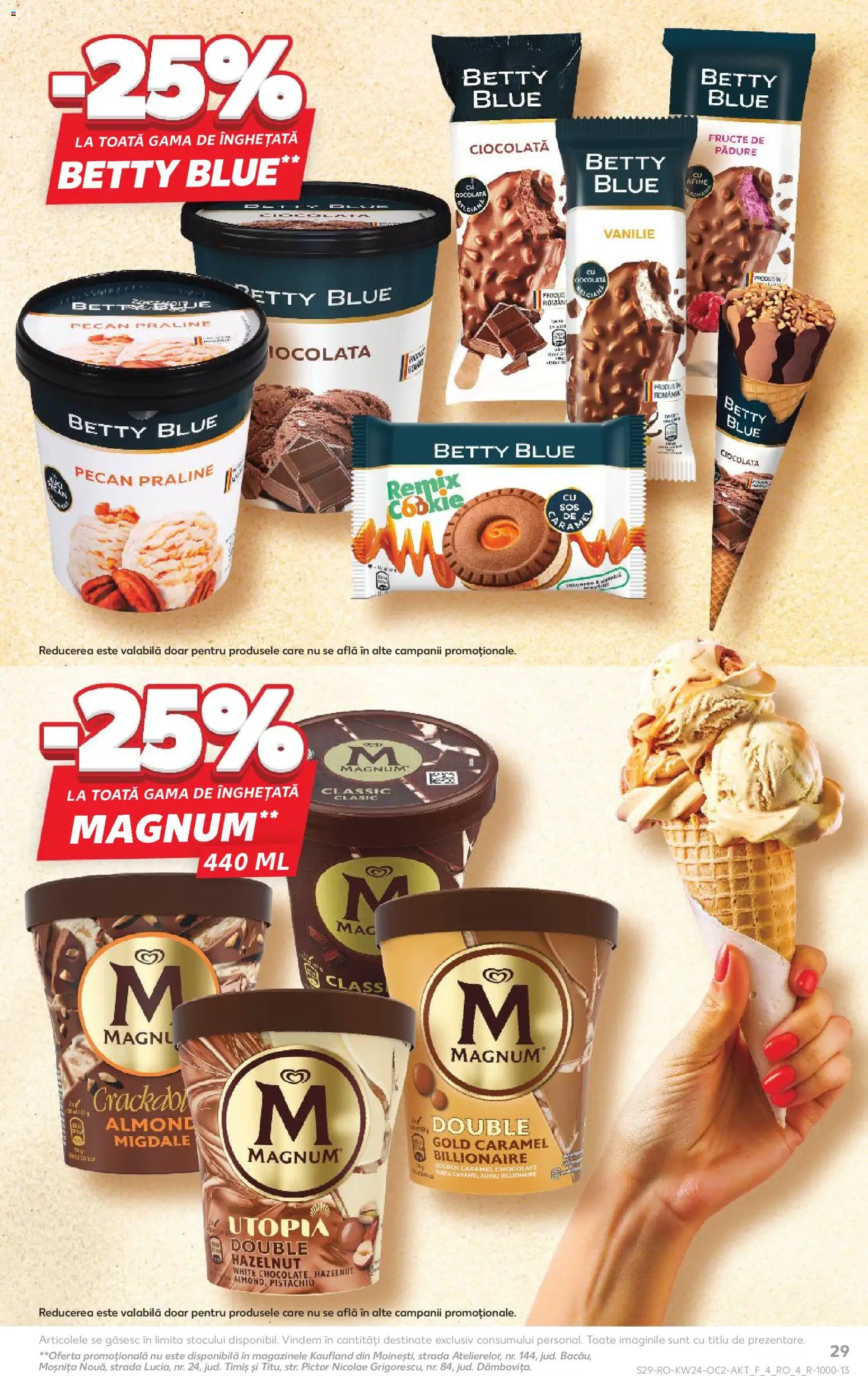 Catalog Kaufland 10 - 15 Iunie 2026 | Pagina 29 | Produse: Ciocolată, Fistic, Înghețată, Fructe