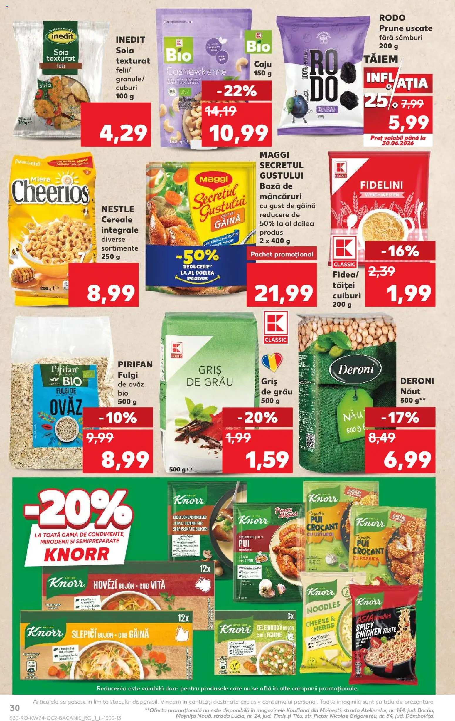 Catalog Kaufland 10 - 15 Iunie 2026 | Pagina 30 | Produse: Şerit ödül, Hacıyatmaz Kedi Oyuncağı, Noodles, Condimente