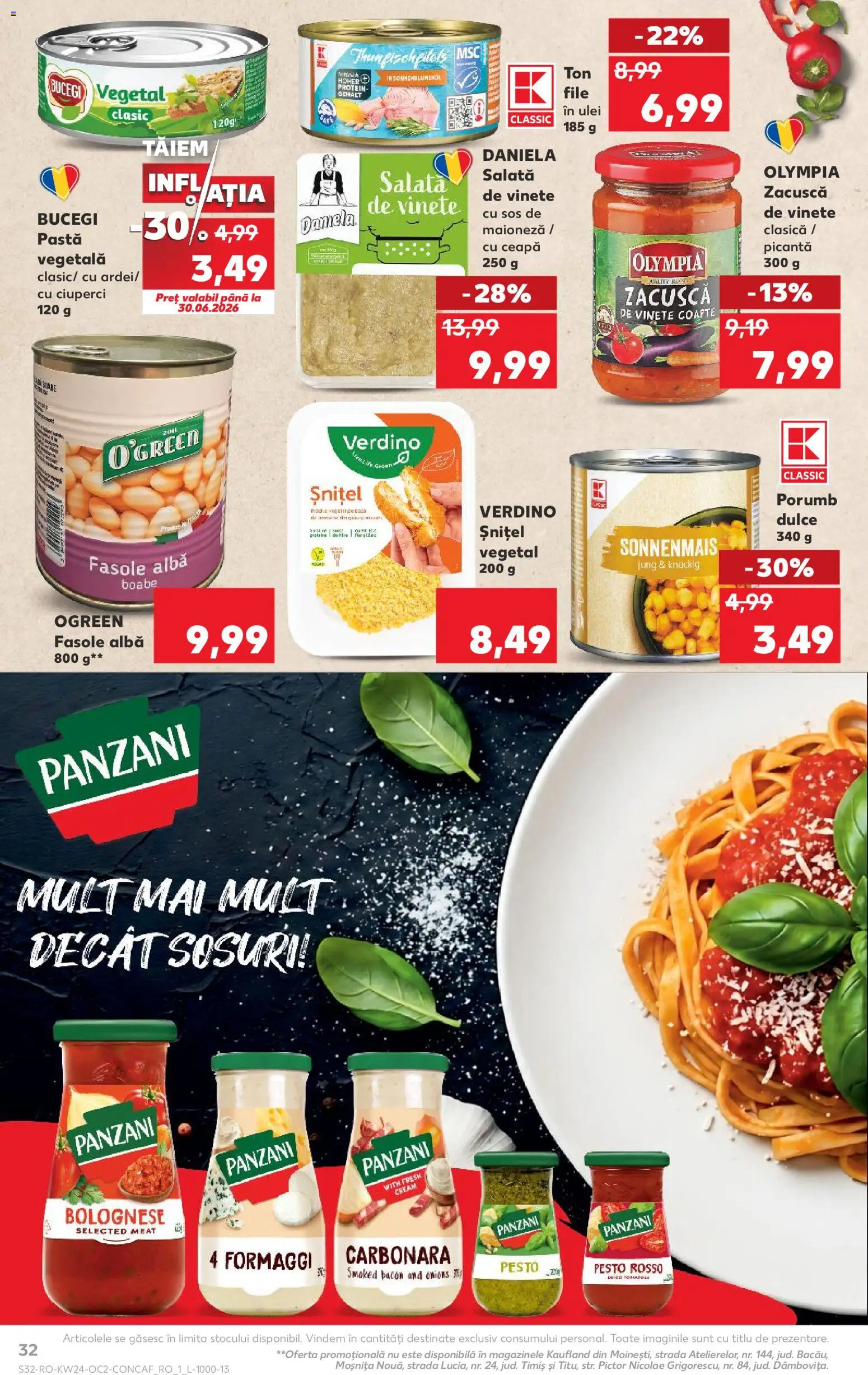 Catalog Kaufland 10 - 15 Iunie 2026 | Pagina 32 | Produse: Ciuperci, Bacon, Salată, Ceapă