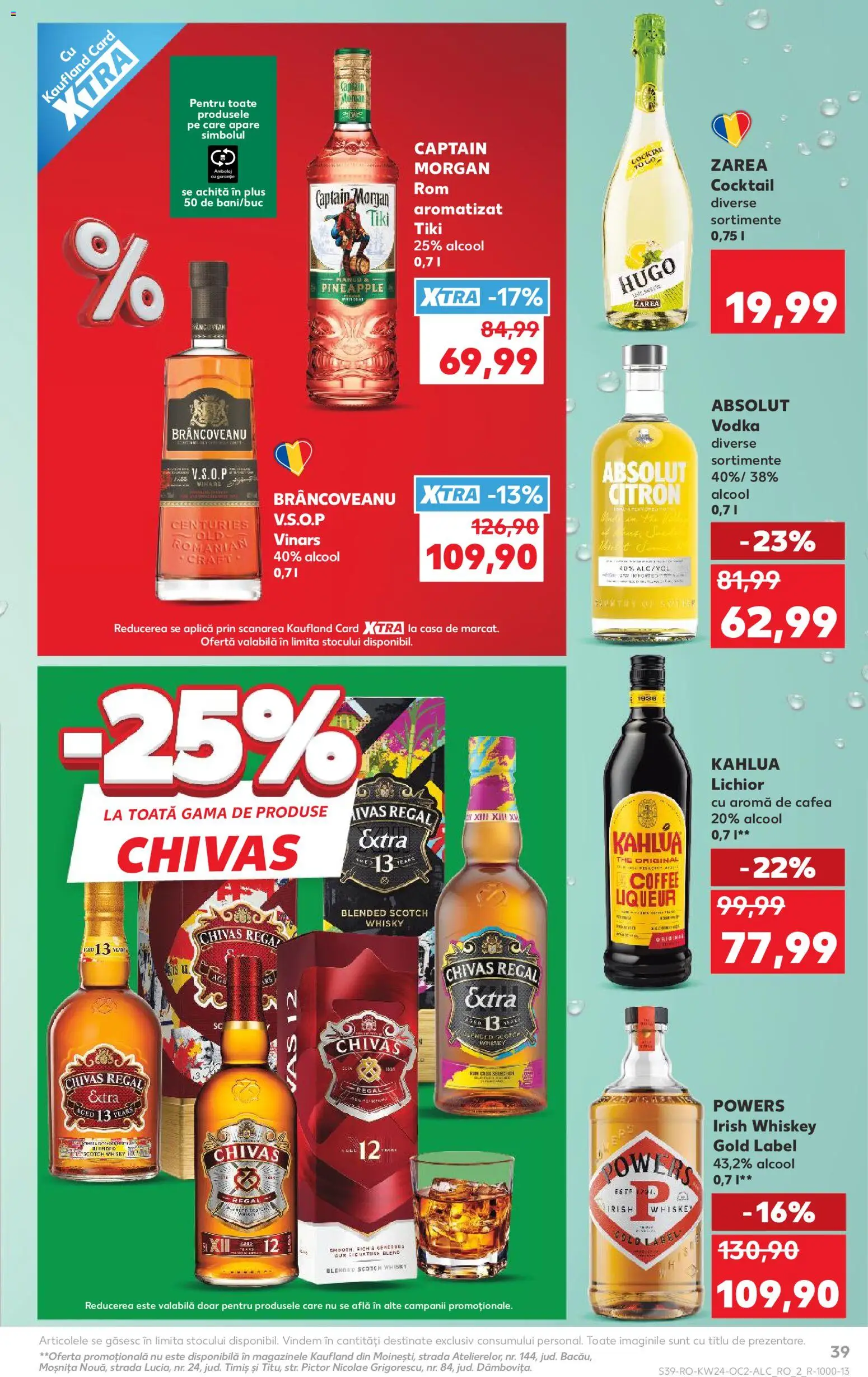 Catalog Kaufland 10 - 15 Iunie 2026 | Pagina 39 | Produse: Lichior, Cocktail, Rom, Vodka