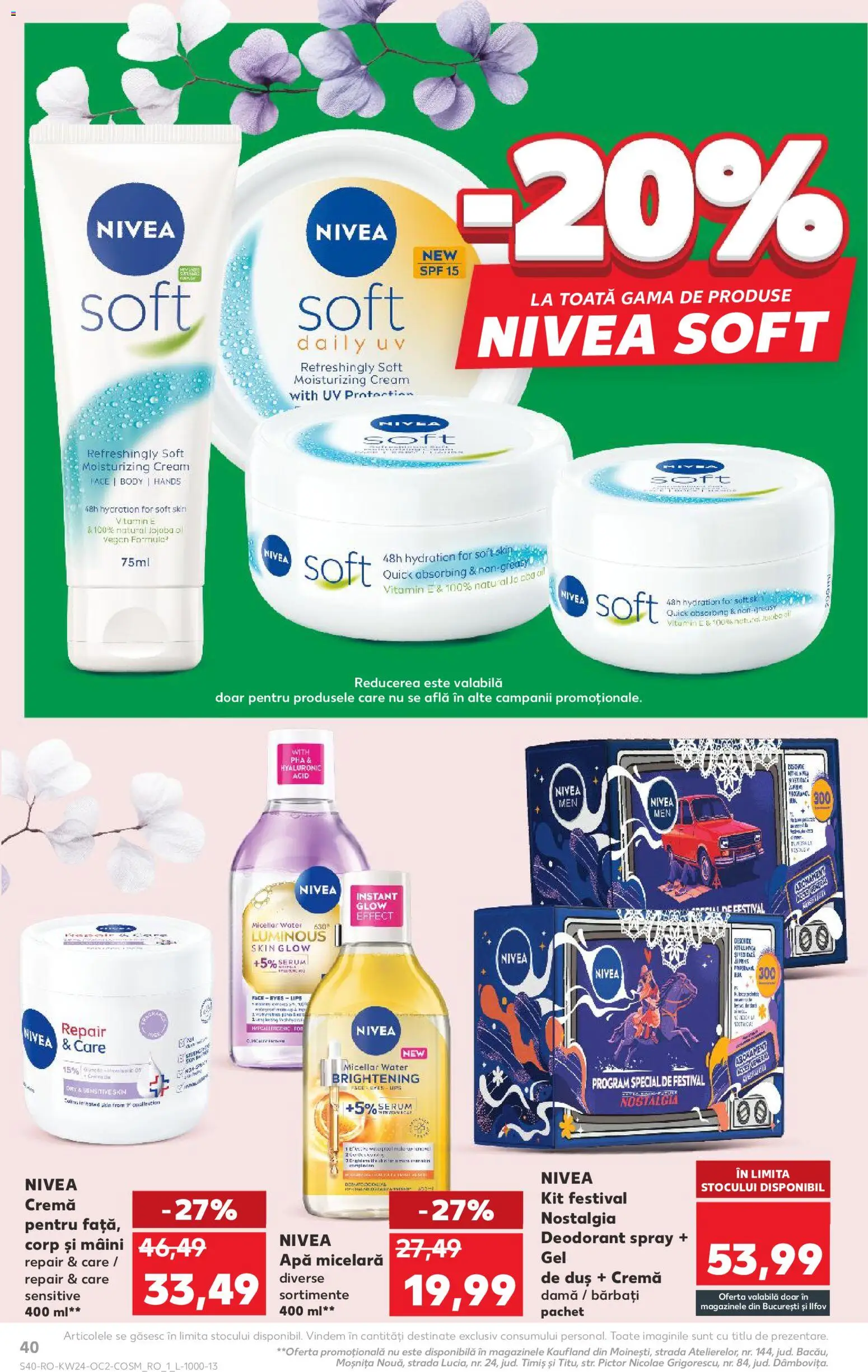 Catalog Kaufland 10 - 15 Iunie 2026 | Pagina 40 | Produse: Body, Duș, Deodorant, Apă
