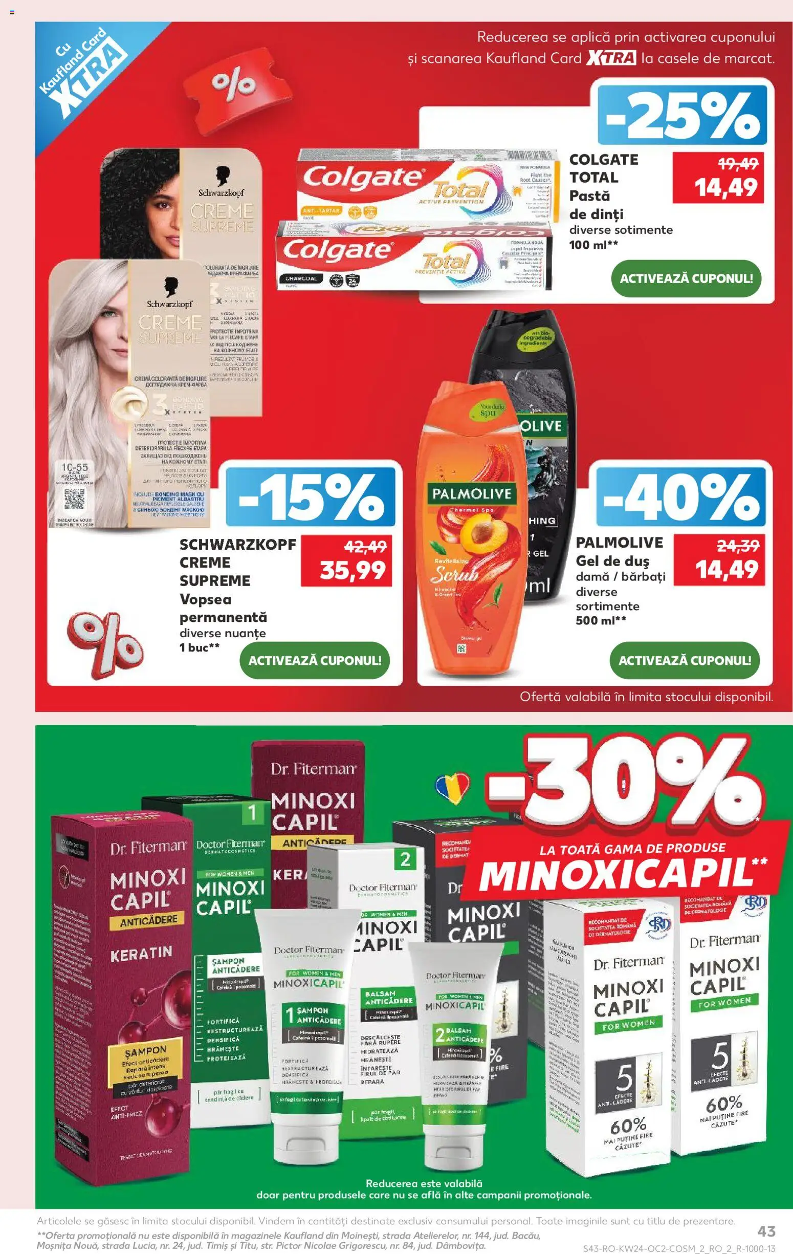 Catalog Kaufland 10 - 15 Iunie 2026 | Pagina 43 | Produse: Scrub, Vopsea, Duș, Gel de duș