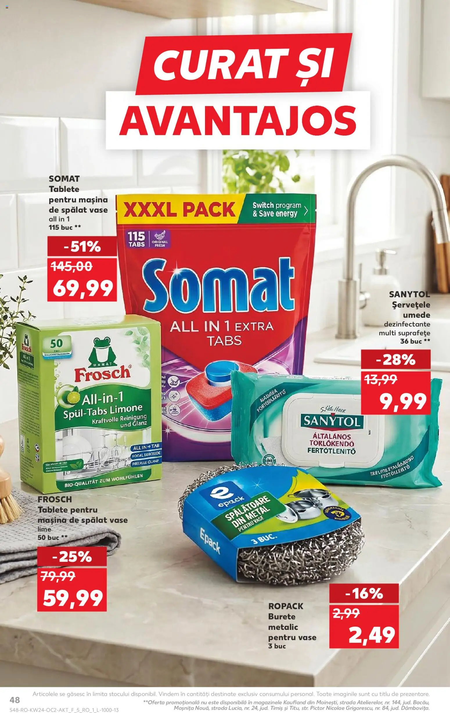Catalog Kaufland 10 - 15 Iunie 2026 | Pagina 48 | Produse: Lime, Mașină De Spălat, Mașină De Spălat Vase, Tablete pentru mașina de spălat