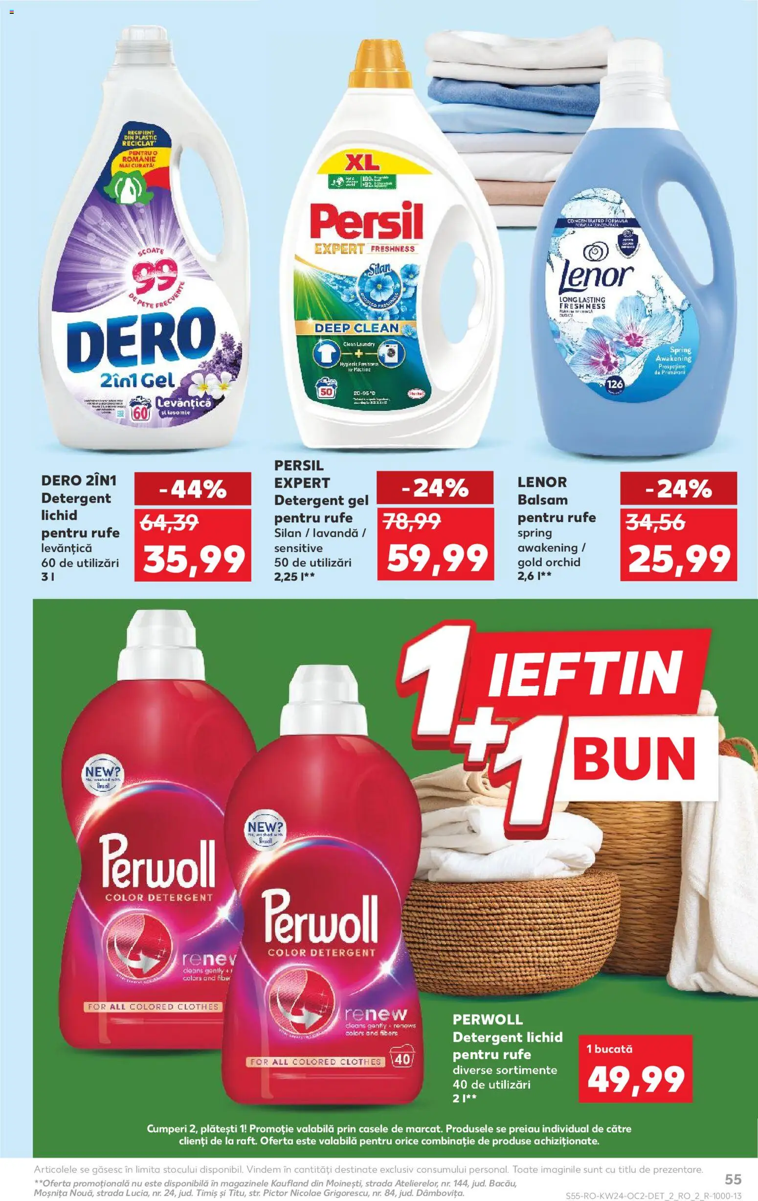 Catalog Kaufland 10 - 15 Iunie 2026 | Pagina 55 | Produse: Pomelo, Balsam, Yorgan, Detergent