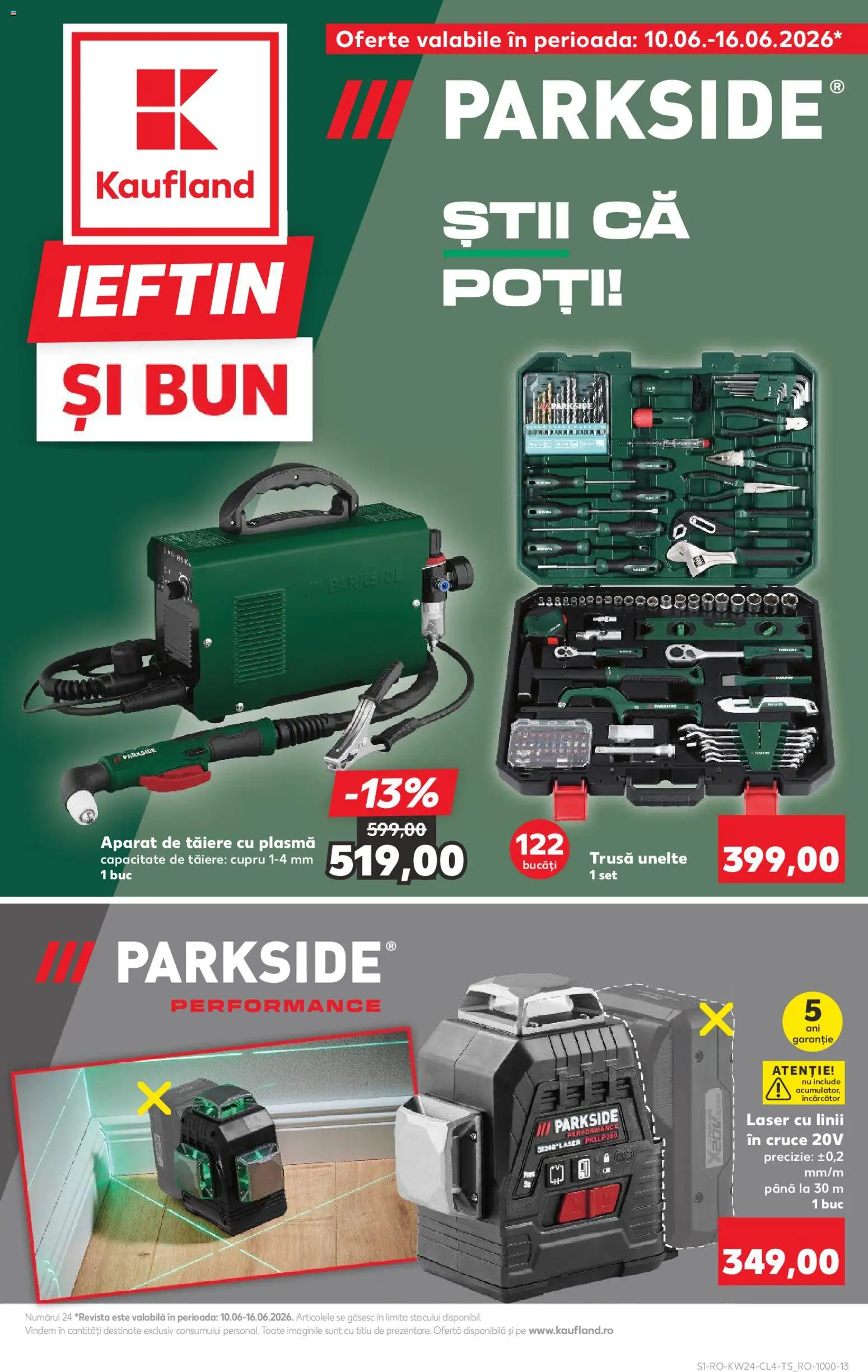 Catalog Kaufland 10 - 15 Iunie 2026 | Pagina 1 | Produse: Încărcător, Cutter