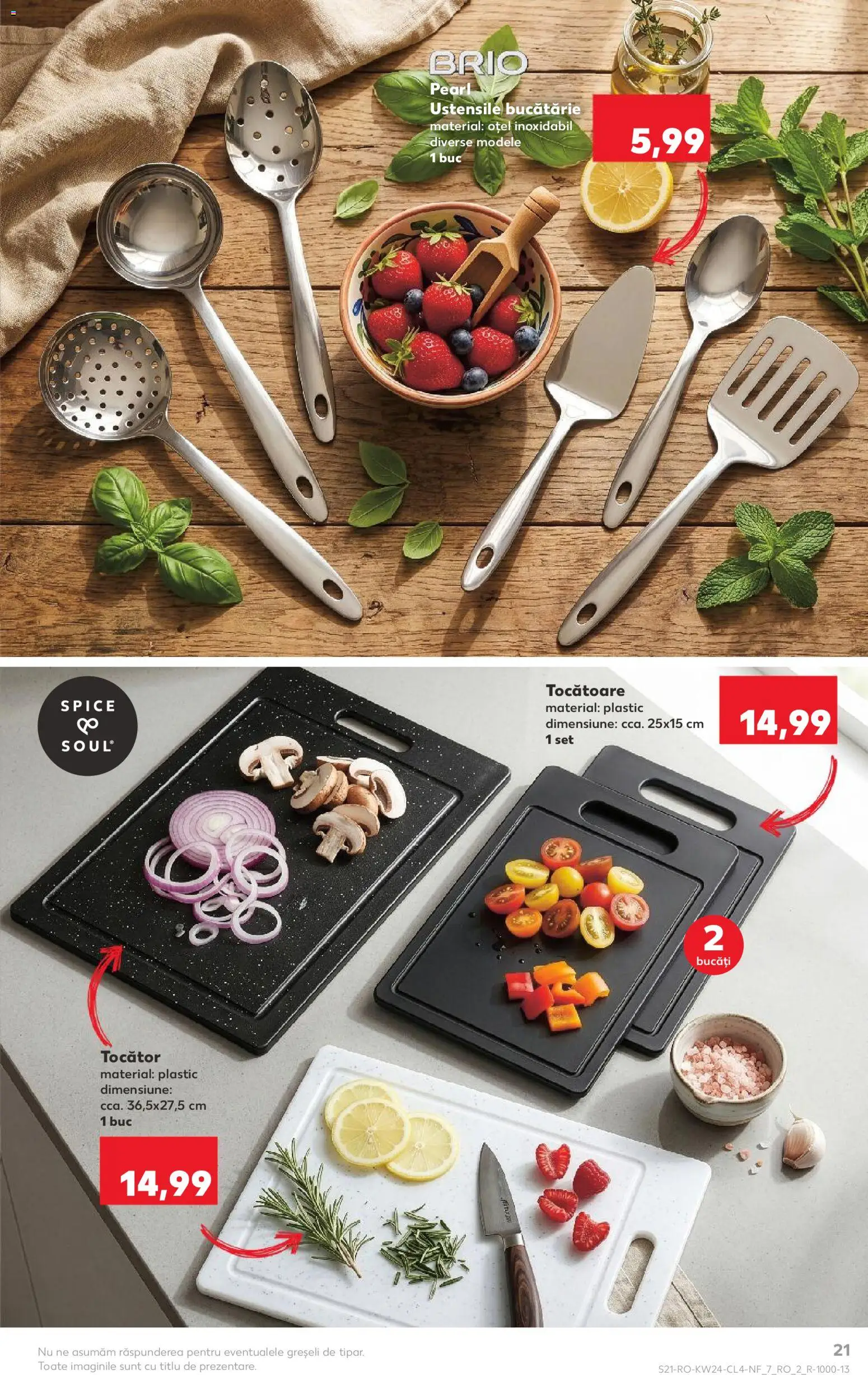 Catalog Kaufland 10 - 15 Iunie 2026 | Pagina 21 | Produse: Bucătărie, Su sebili, Tocător
