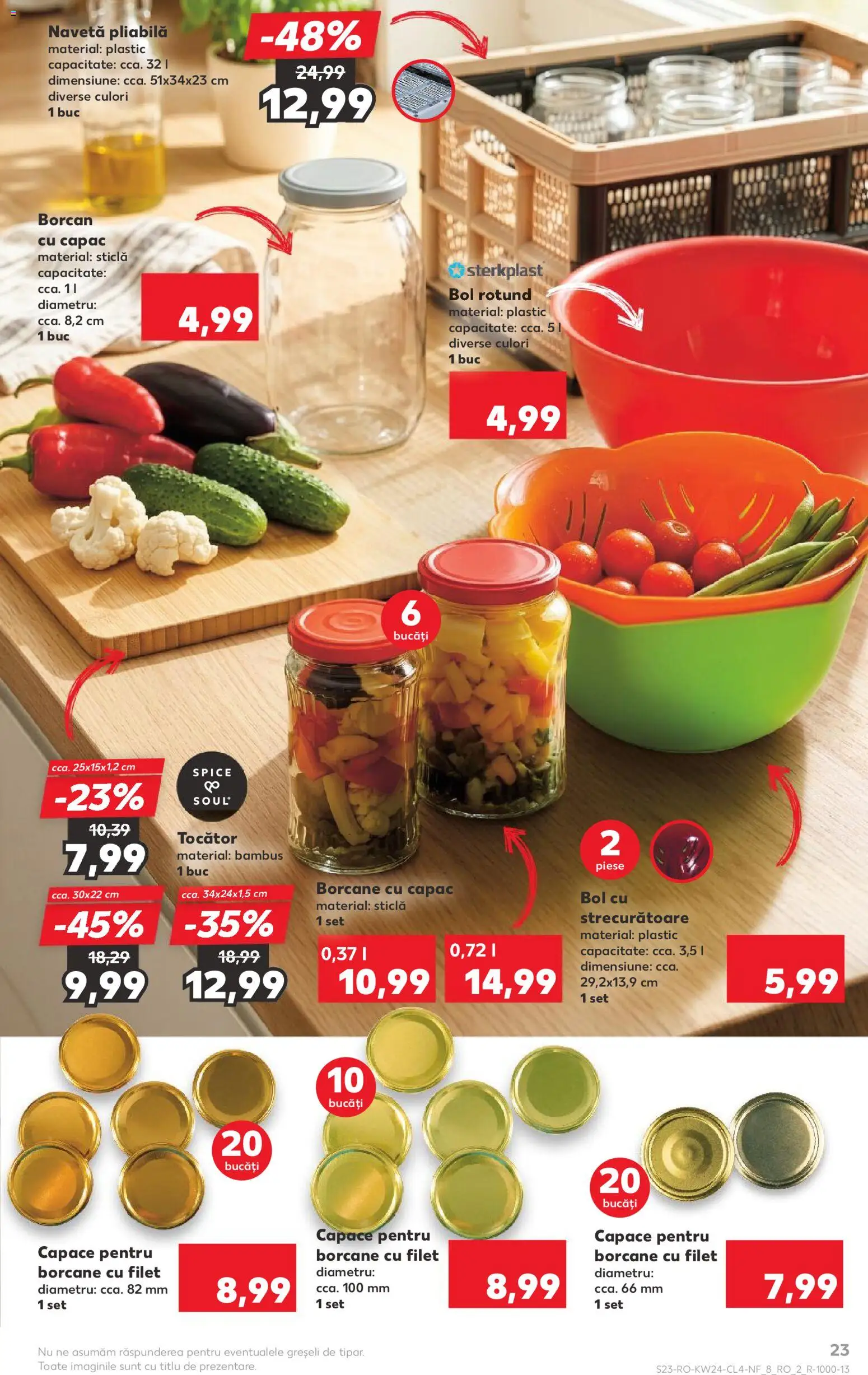 Catalog Kaufland 10 - 15 Iunie 2026 | Pagina 23 | Produse: Bol, Borcan, Tocător