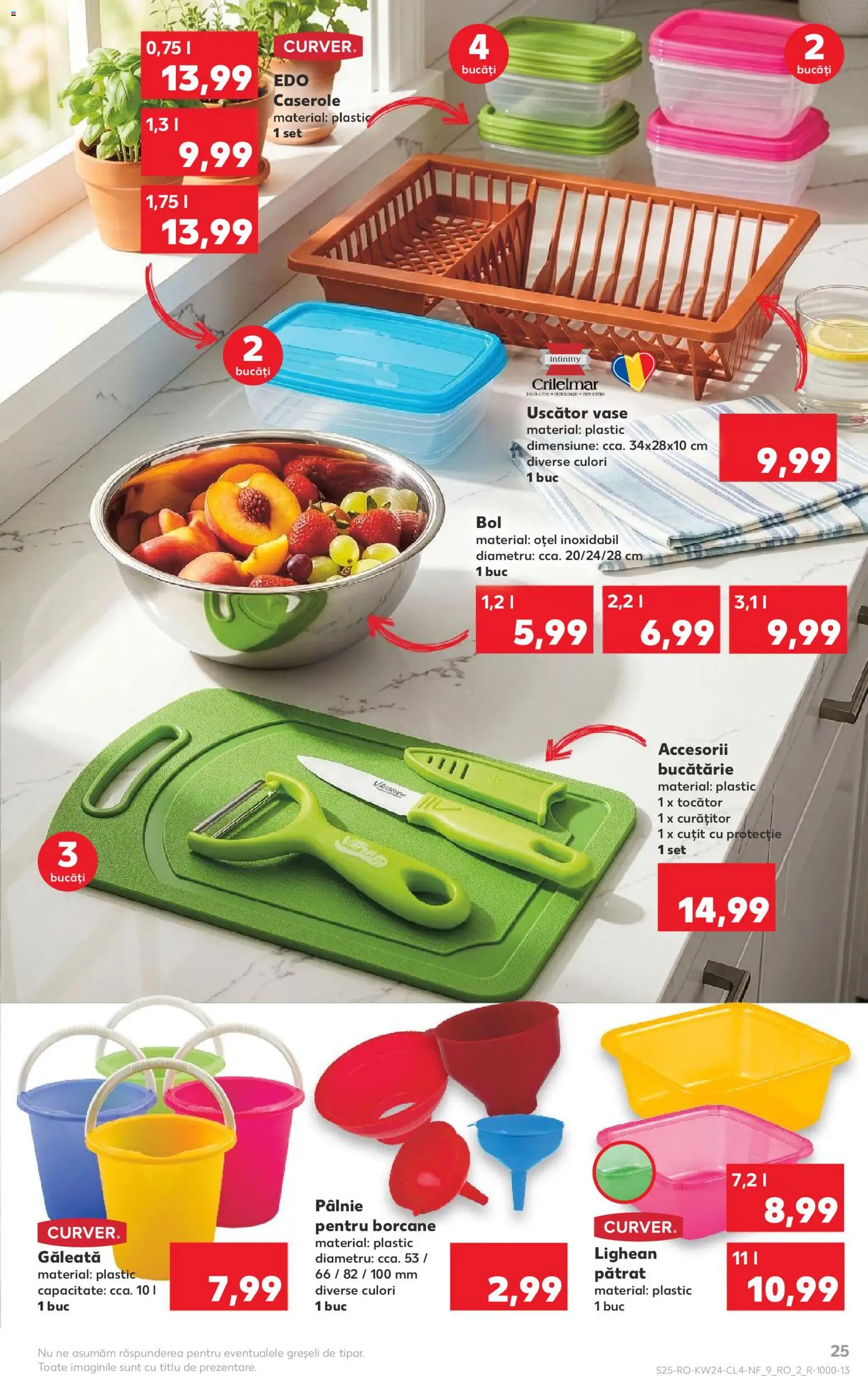 Catalog Kaufland 10 - 15 Iunie 2026 | Pagina 25 | Produse: Caserole, Bol, Accesorii bucătărie, Bucătărie