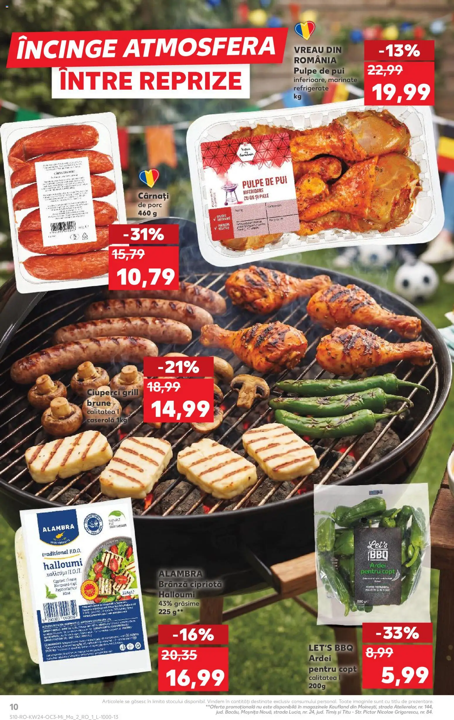 Catalog Kaufland 10 - 15 Iunie 2026 | Pagina 10 | Produse: Hacıyatmaz Kedi Oyuncağı, Ciuperci, Ardei, Cârnați