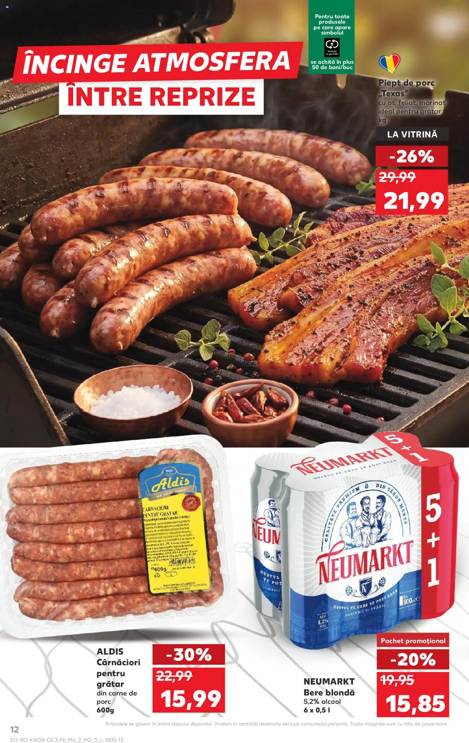Catalog Kaufland 10 - 15 Iunie 2026 | Pagina 12 | Produse: Grătar, Vitrină, Bere, Carne De Porc