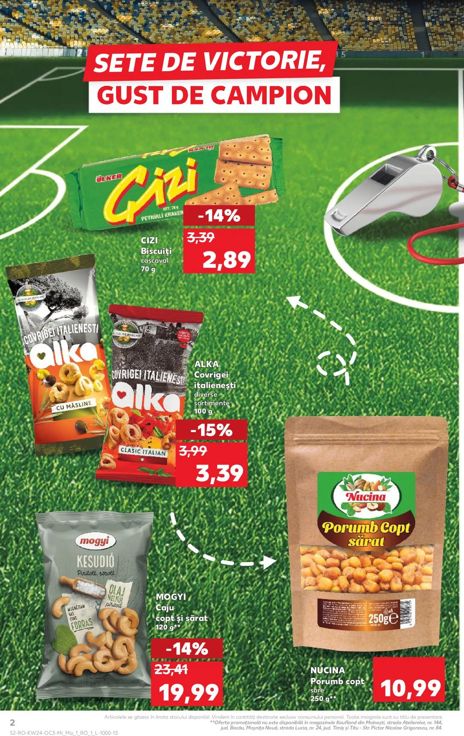 Catalog Kaufland 10 - 15 Iunie 2026 | Pagina 2 | Produse: Cașcaval, Măsline, Porumb, Sare