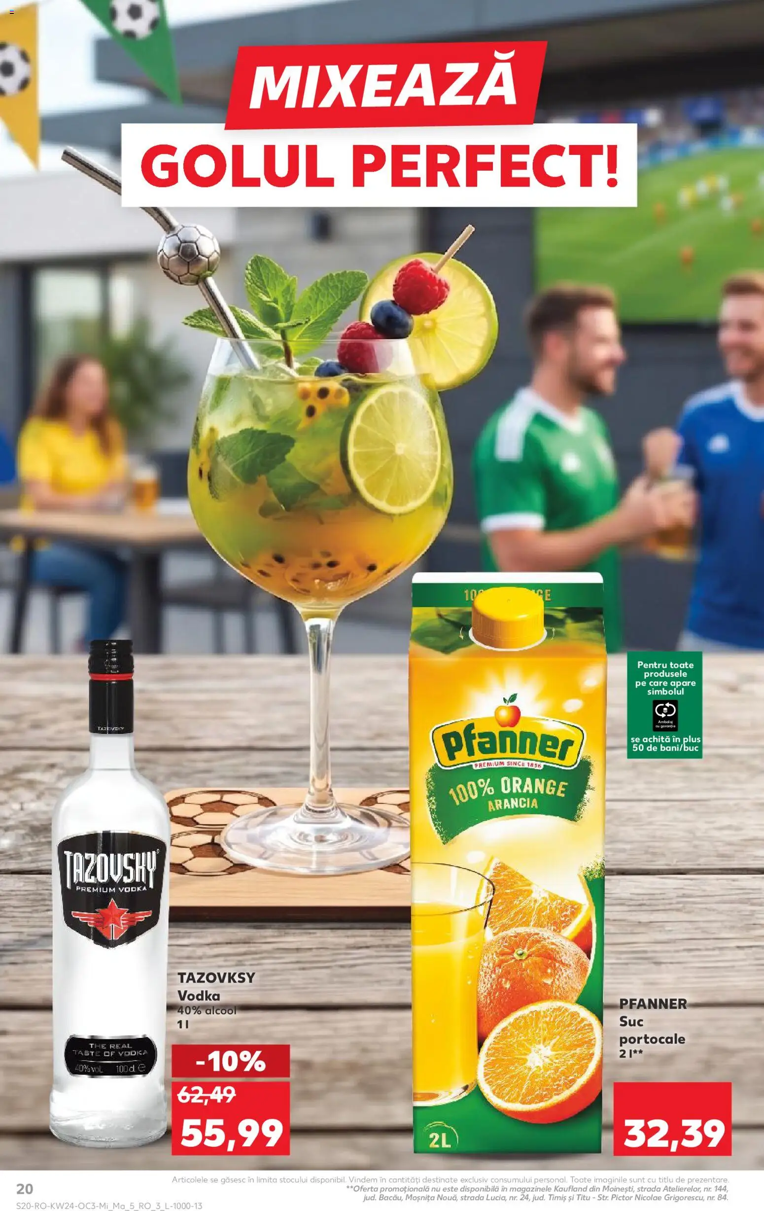 Catalog Kaufland 10 - 15 Iunie 2026 | Pagina 20 | Produse: Suc, Portocale, Vodka
