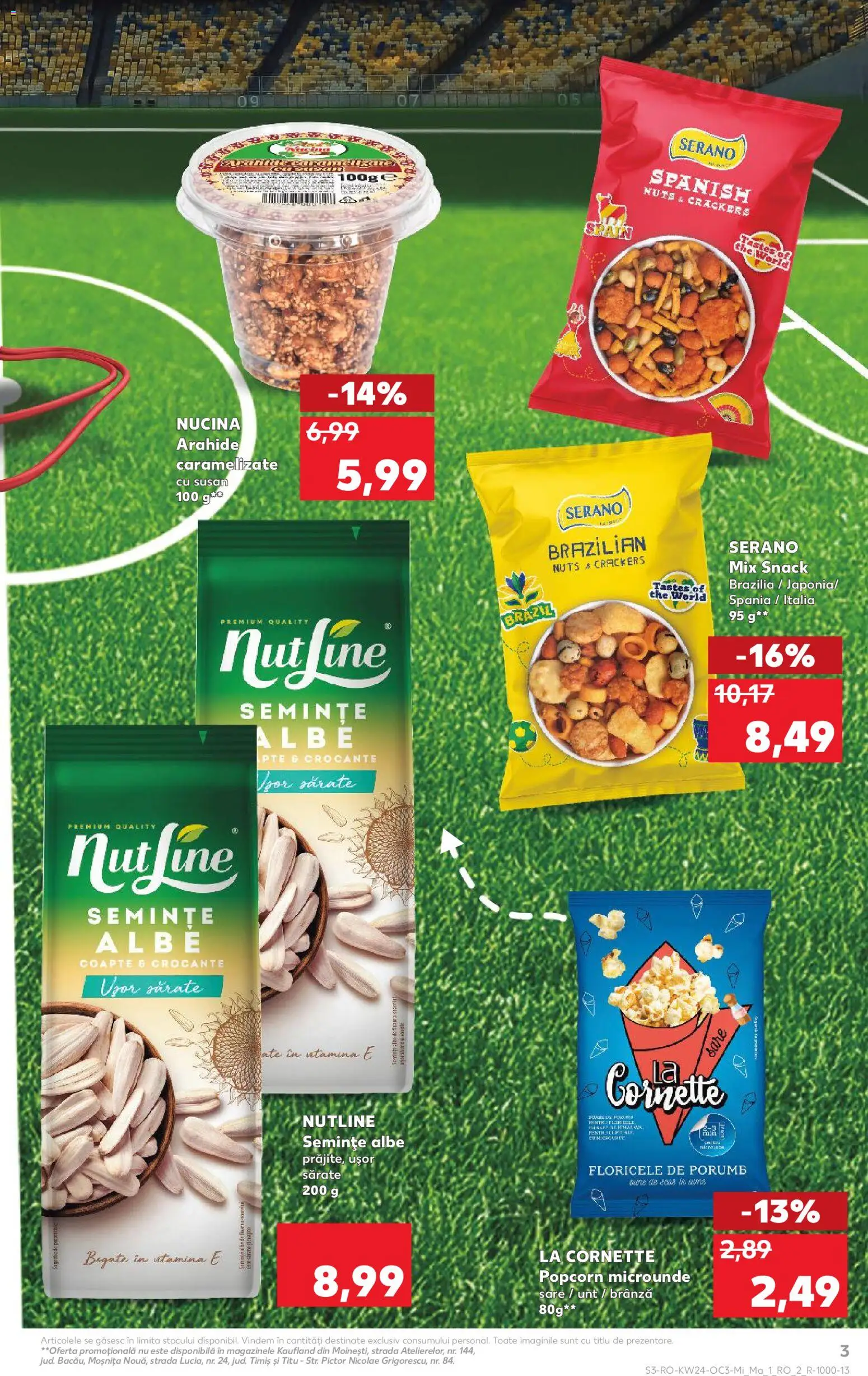Catalog Kaufland 10 - 15 Iunie 2026 | Pagina 3 | Produse: Arahide, Semințe, Unt, Porumb
