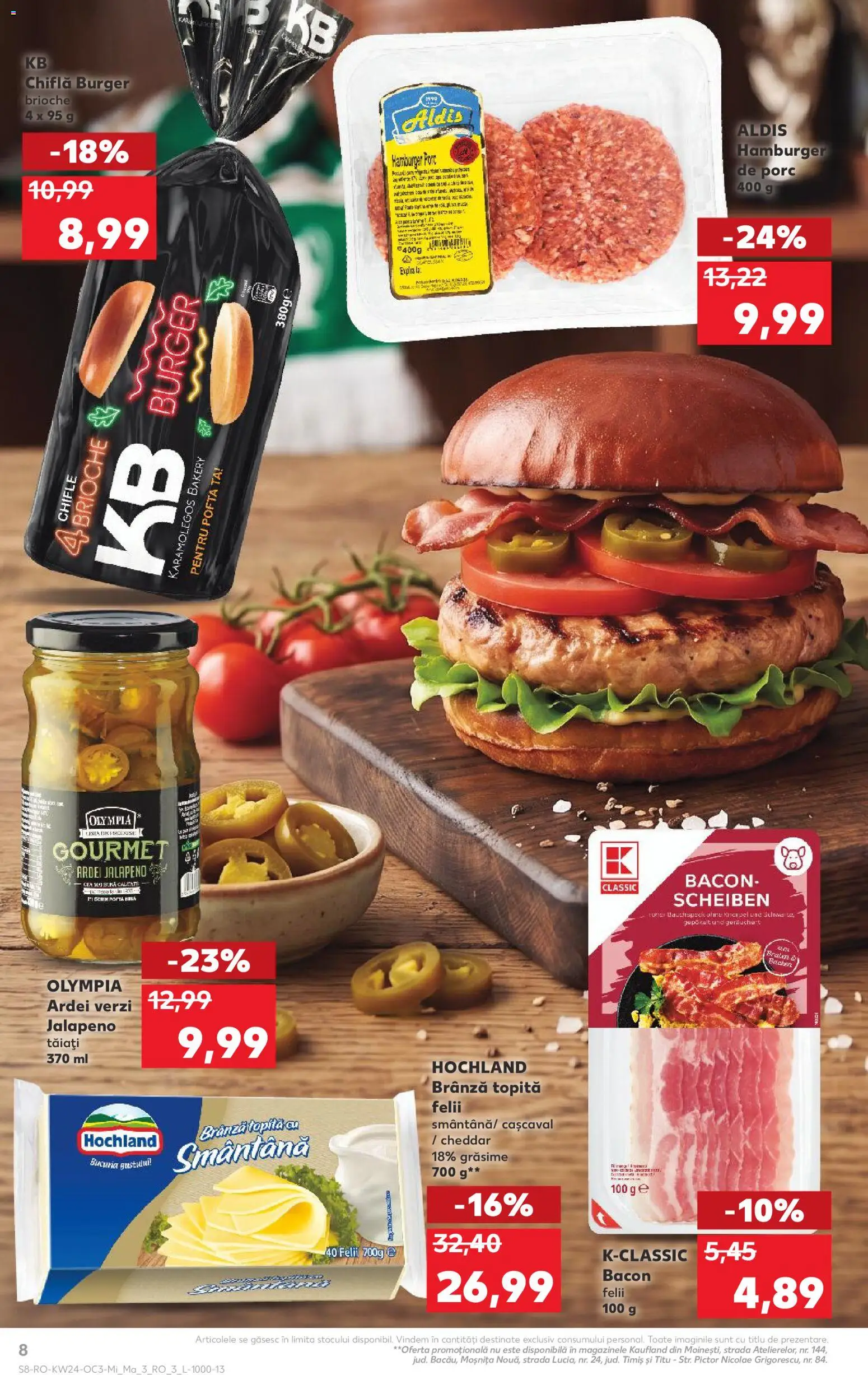 Catalog Kaufland 10 - 15 Iunie 2026 | Pagina 8 | Produse: Cașcaval, Bacon, Chiflă, Smântână
