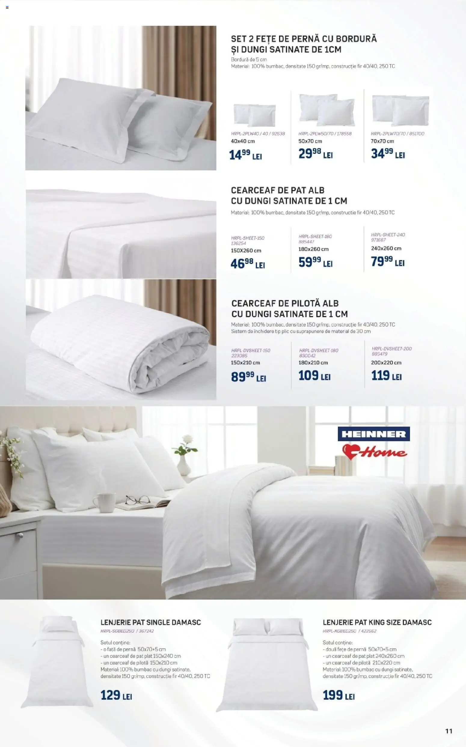 Catalog Selgros 5 Iunie - 4 Iulie 2026 | Pagina 11 | Produse: Pat, Pernă, Pilotă, Față de pernă