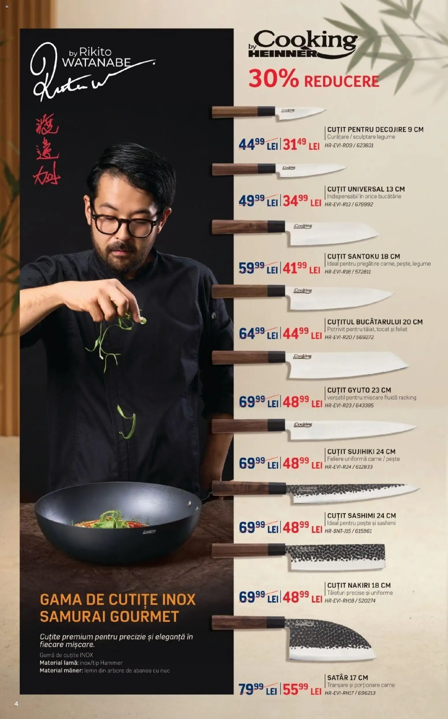Catalog Selgros 5 Iunie - 4 Iulie 2026 | Pagina 4 | Produse: Mâner, Bucătărie, Cuțit, Pește