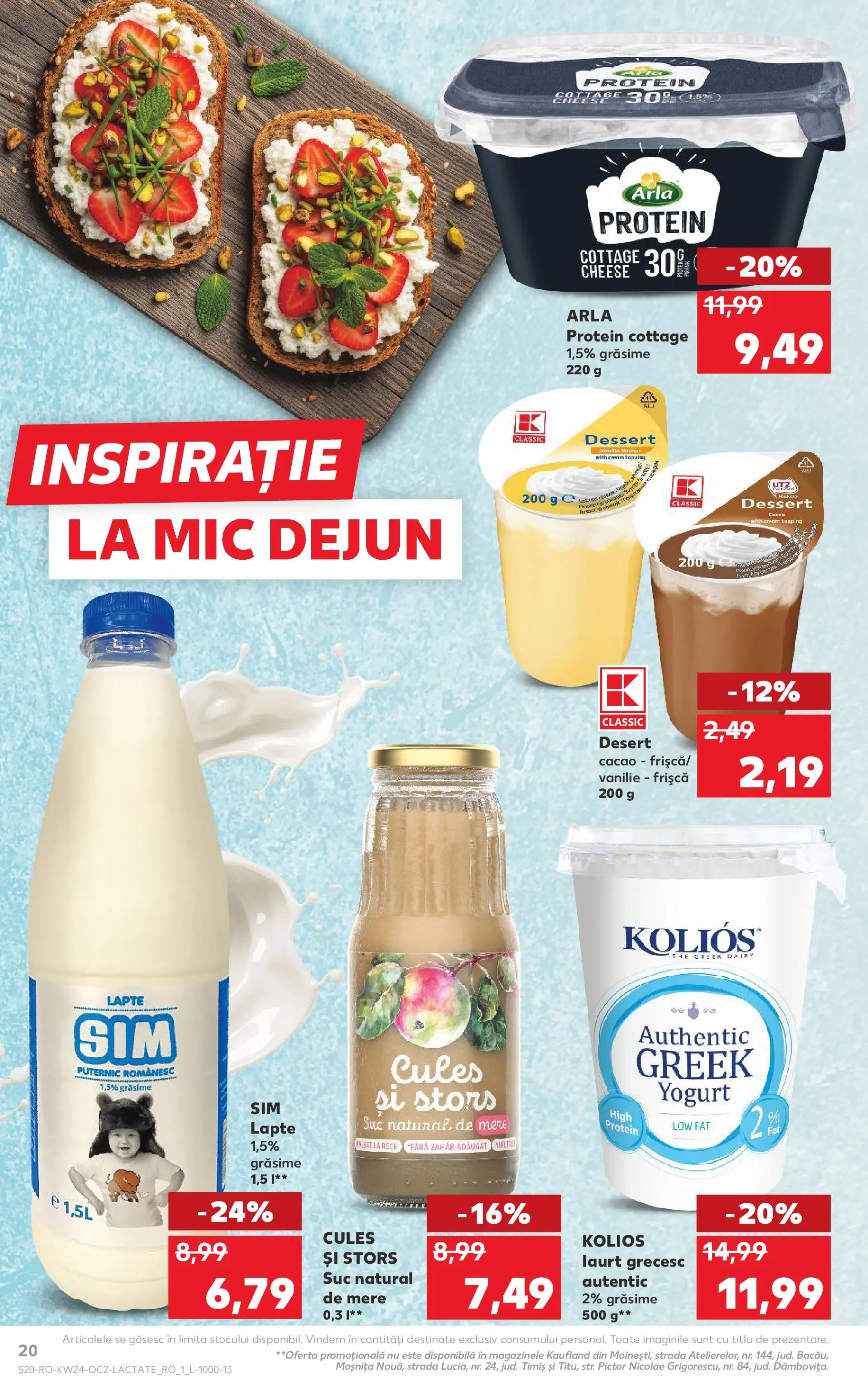 Catalog Kaufland 10 - 15 Iunie 2026 | Pagina 20 | Produse: Lapte, Apple, Mere, Zahăr