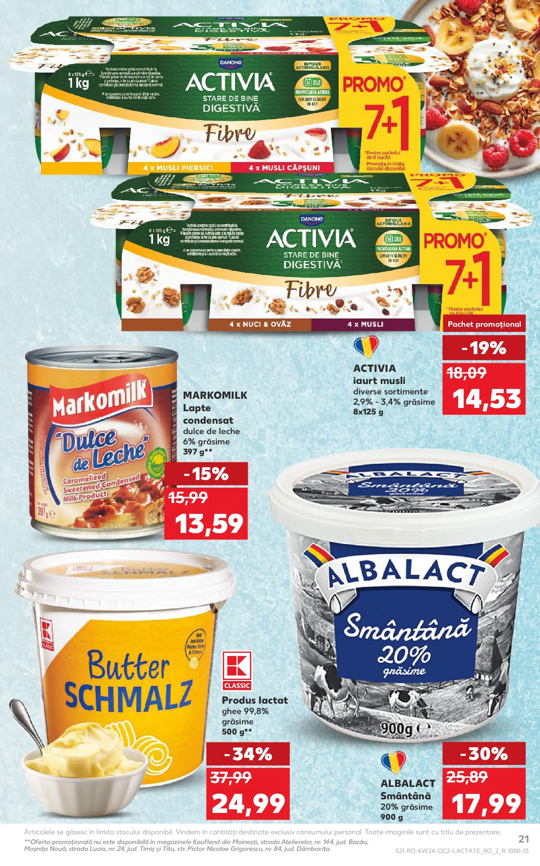 Catalog Kaufland 10 - 15 Iunie 2026 | Pagina 21 | Produse: Iaurt, Căpșuni, Nuci, Smântână