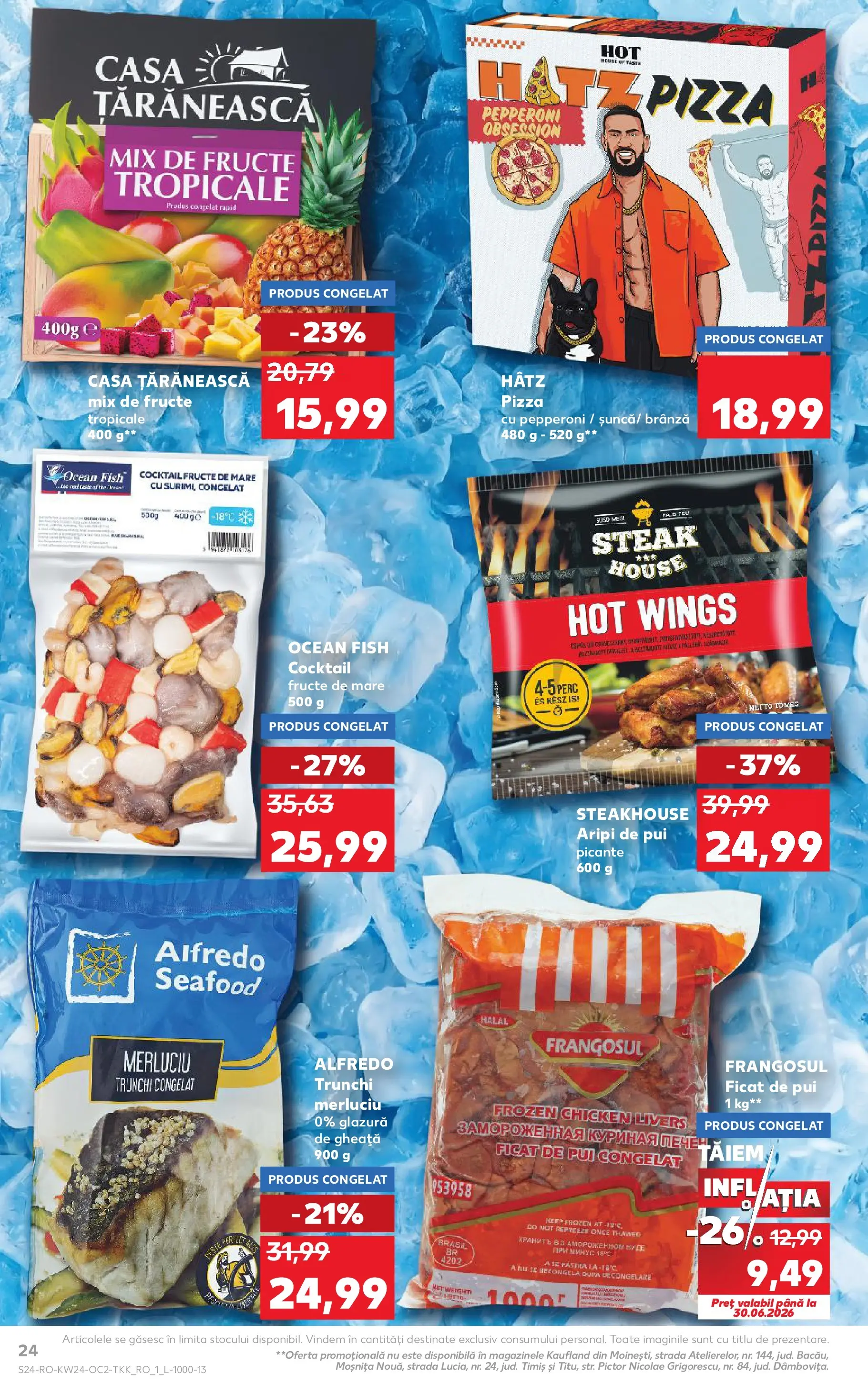 Catalog Kaufland 10 - 15 Iunie 2026 | Pagina 24 | Produse: Hacıyatmaz Kedi Oyuncağı, Pizza, Cocktail, Fructe De Mare
