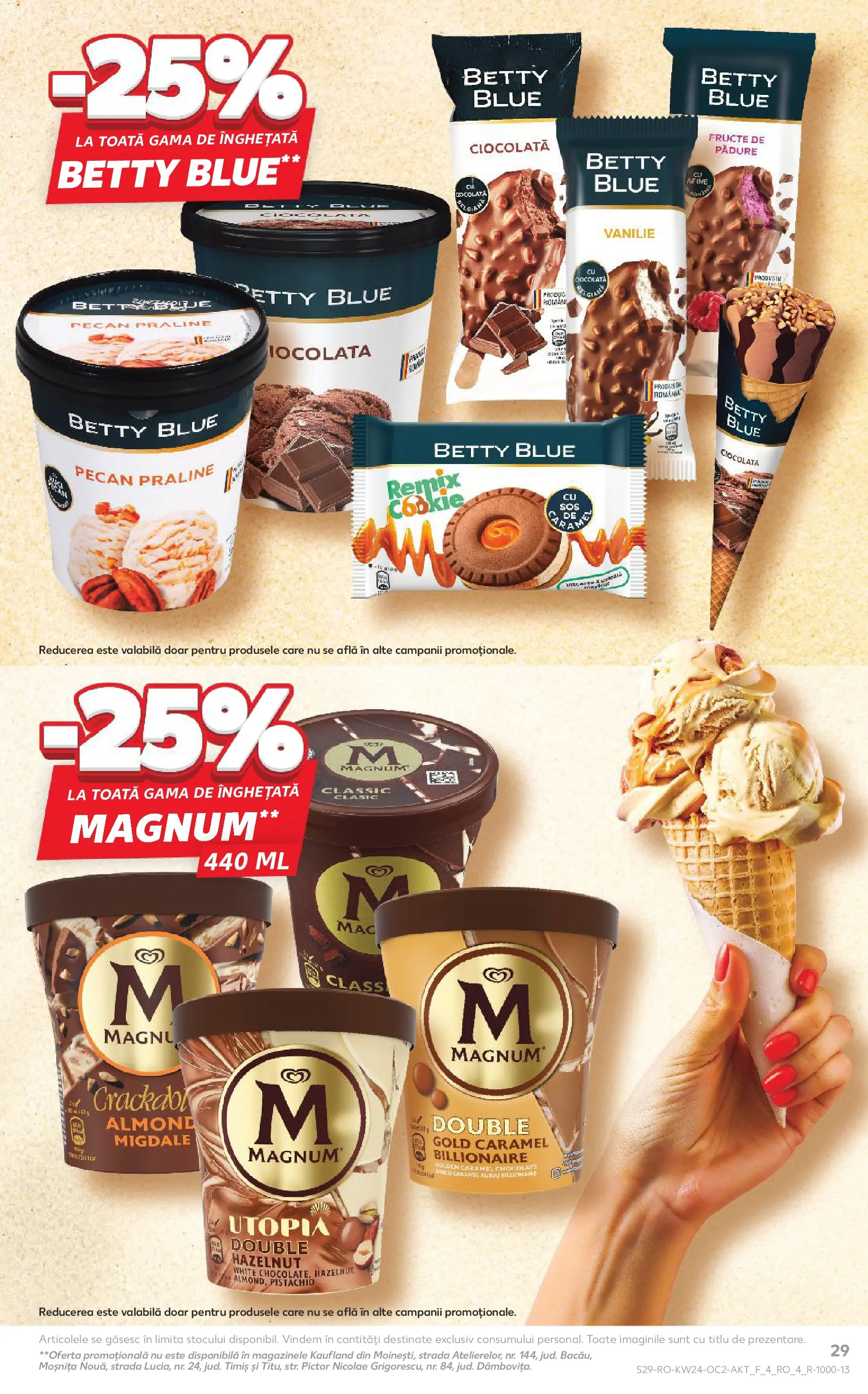 Catalog Kaufland 10 - 15 Iunie 2026 | Pagina 29 | Produse: Migdale, Praline, Biscuiți, Înghețată