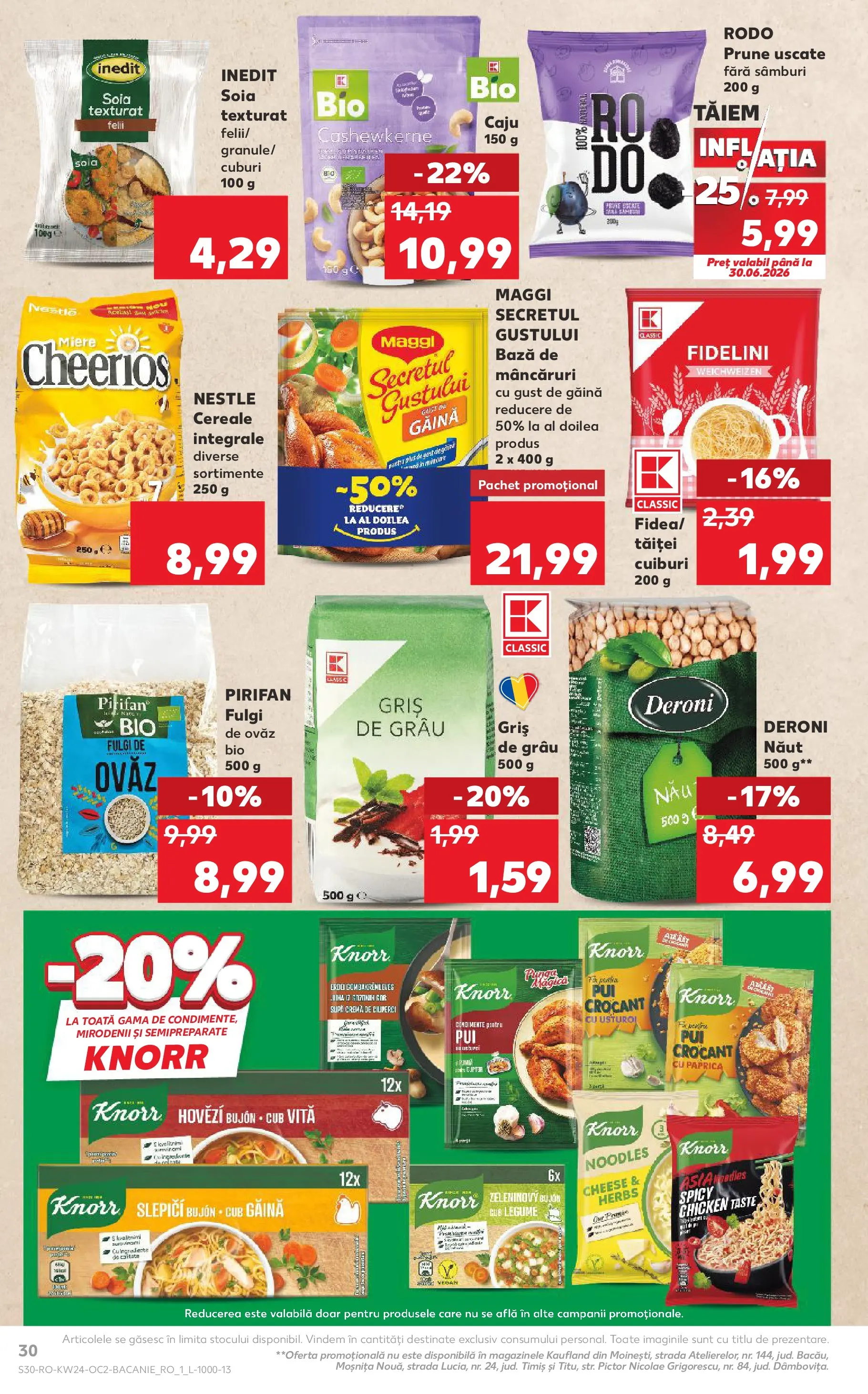 Catalog Kaufland 10 - 15 Iunie 2026 | Pagina 30 | Produse: Hacıyatmaz Kedi Oyuncağı, Caju, Noodles, Cereale