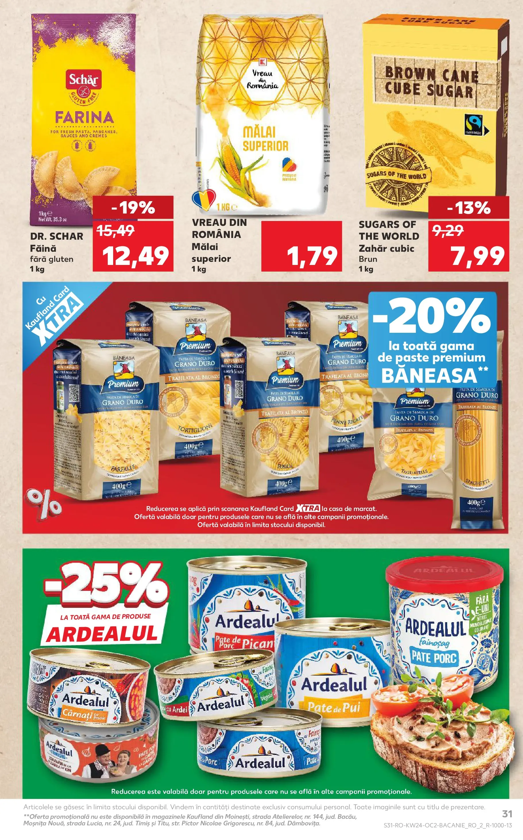 Catalog Kaufland 10 - 15 Iunie 2026 | Pagina 31 | Produse: Ardei, Făină, Mălai, Zahăr