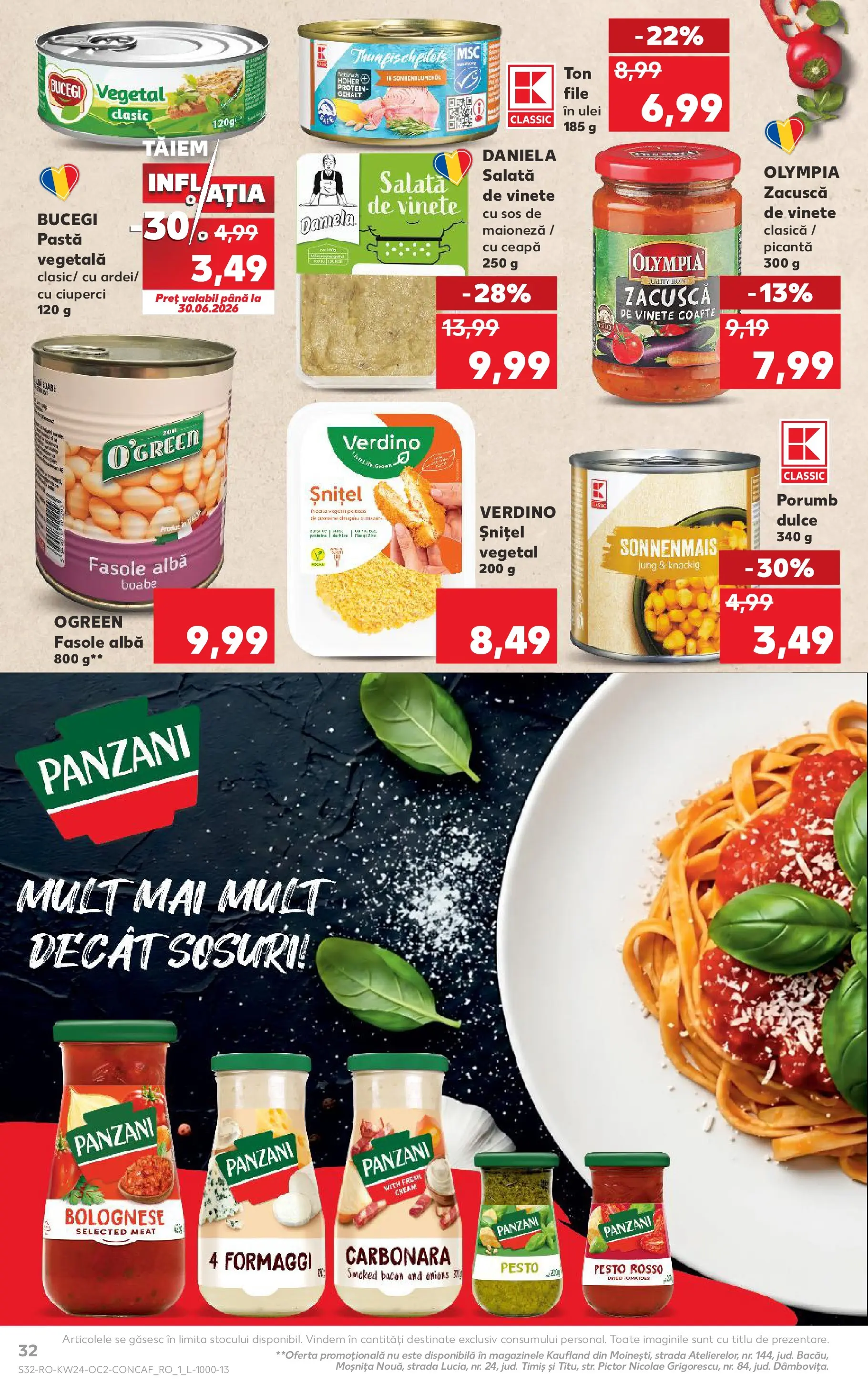 Catalog Kaufland 10 - 15 Iunie 2026 | Pagina 32 | Produse: Ciuperci, Salată, Porumb, Zacuscă
